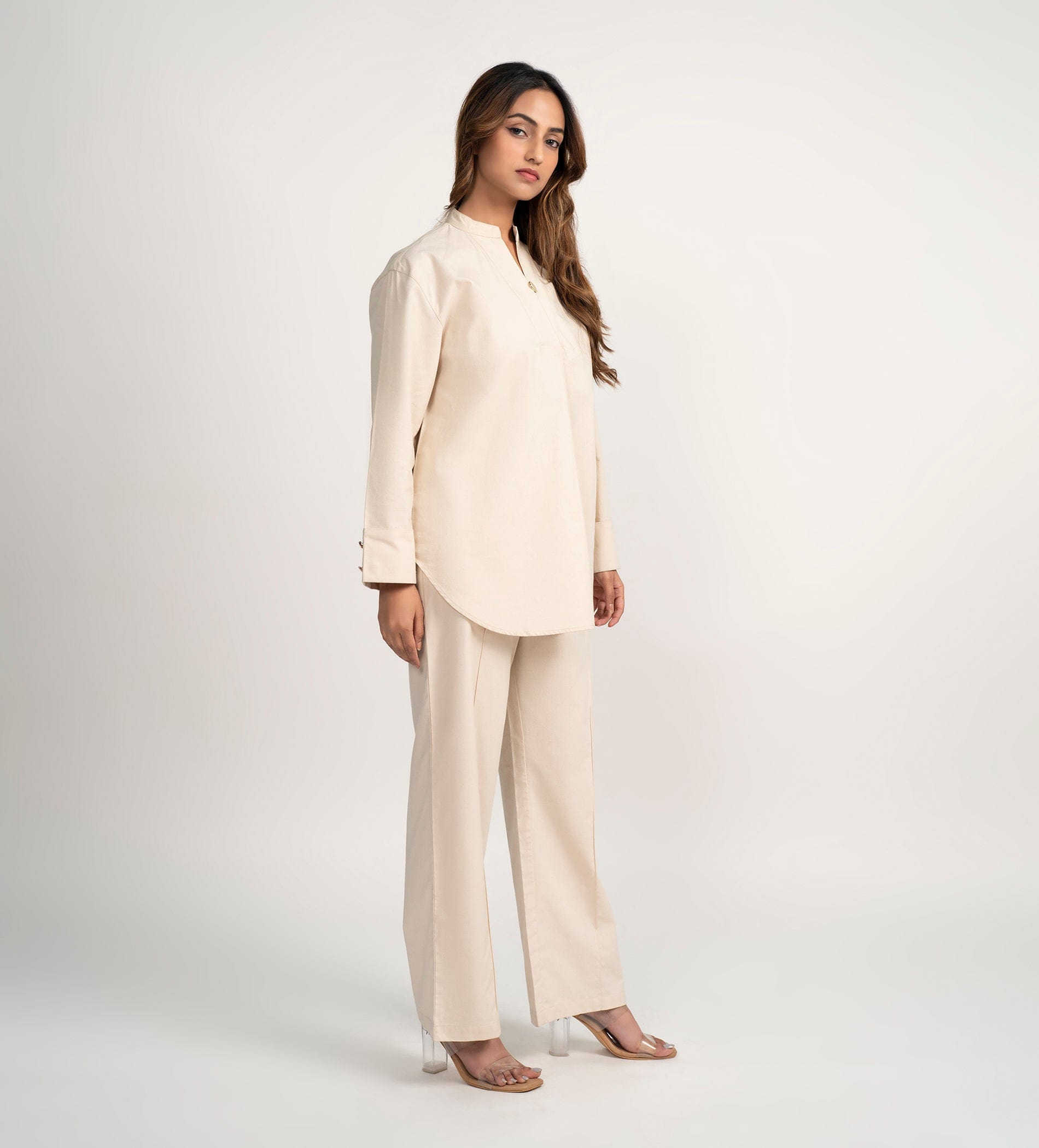 Shirts Kurta Versatile Cream Kurta Shirts