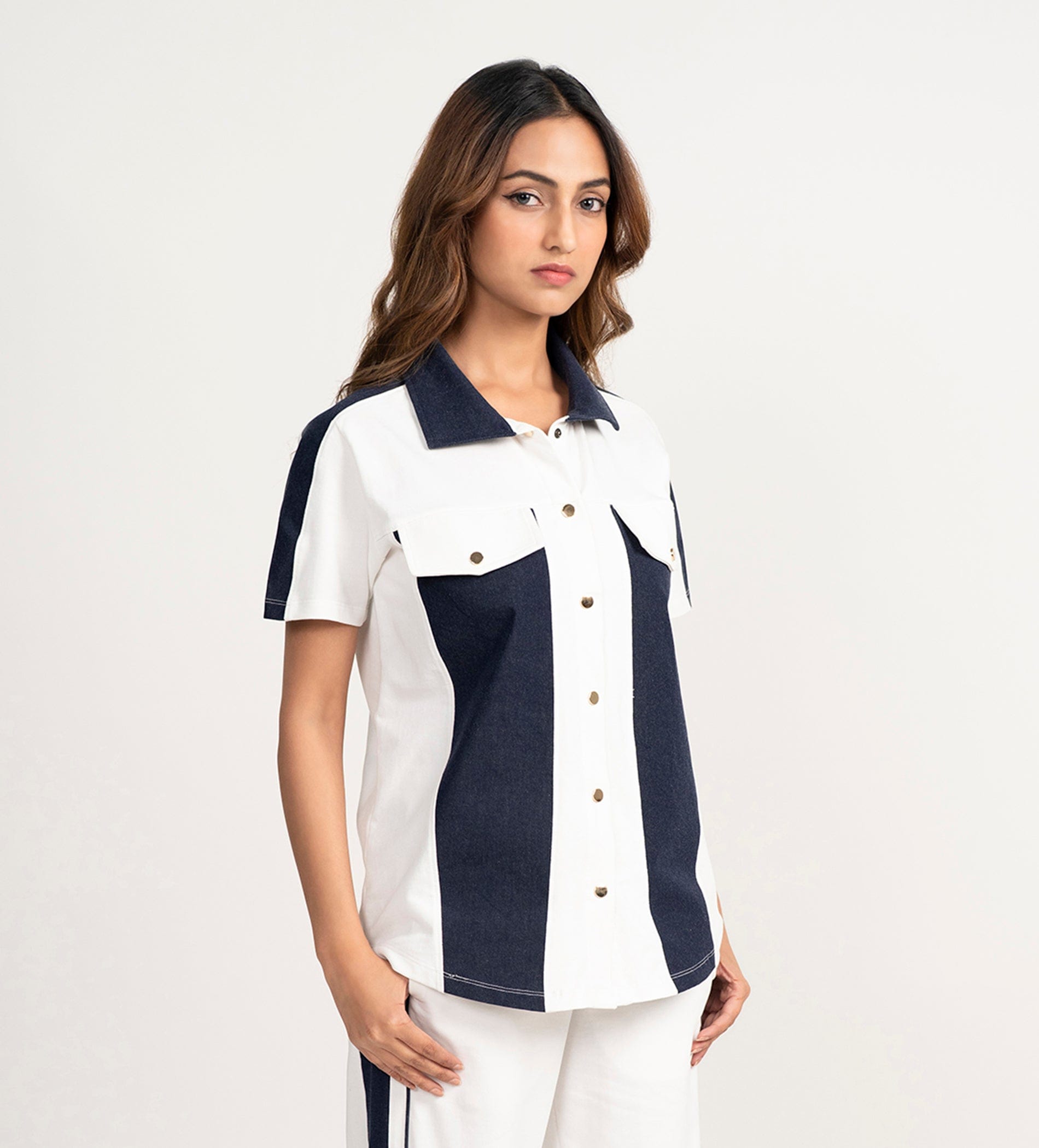 Shirts Shirts Denim fusion white shirt