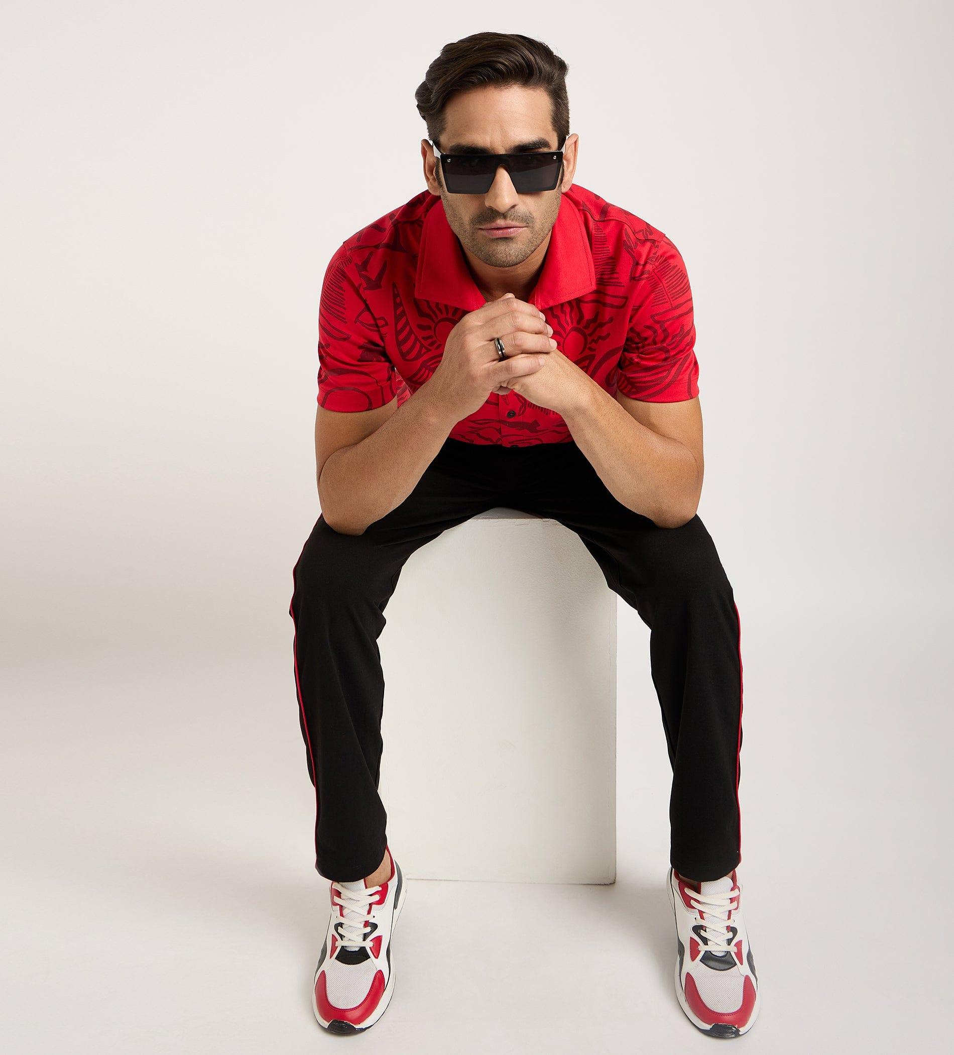 Shirts Shirts Red Summer Breeze Shirt For Men