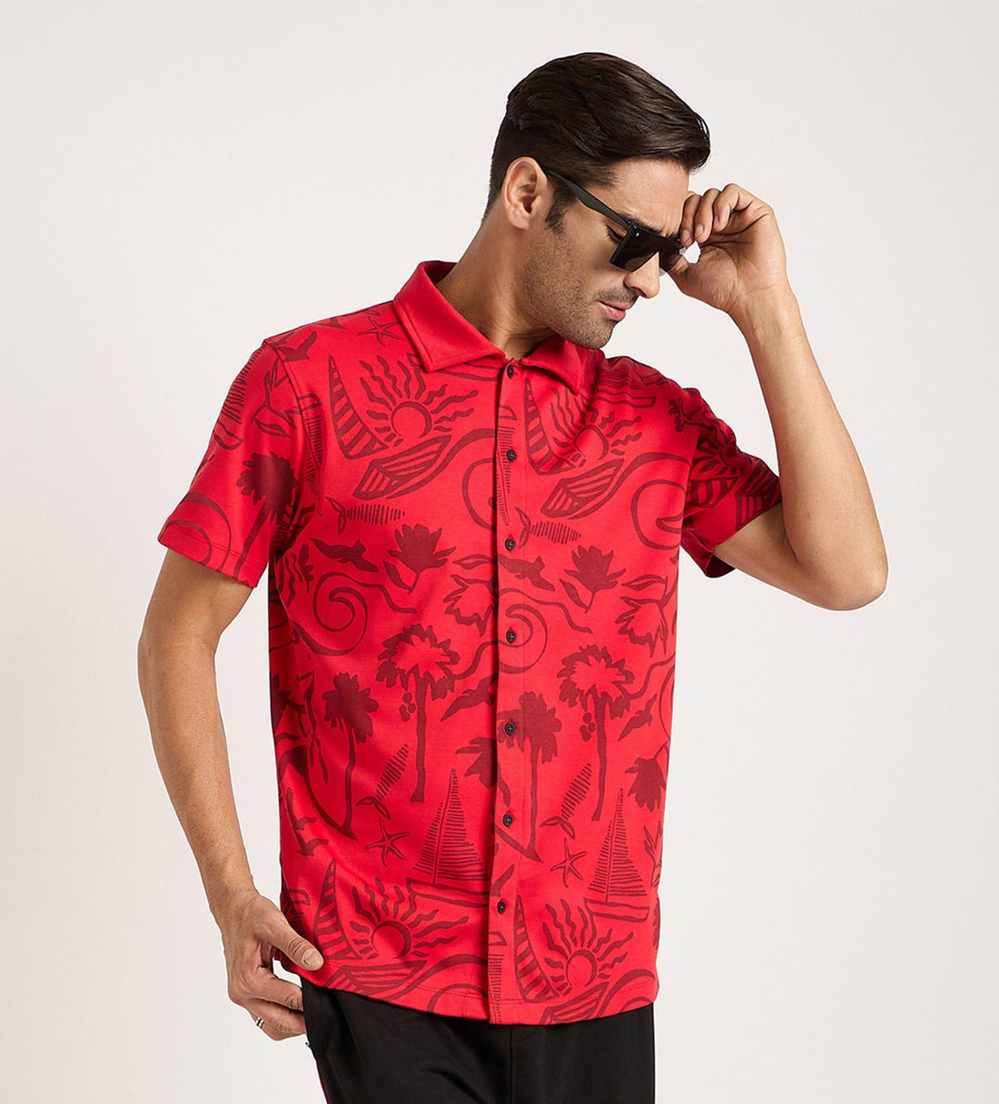 Shirts Shirts Red Summer Breeze Shirt For Men