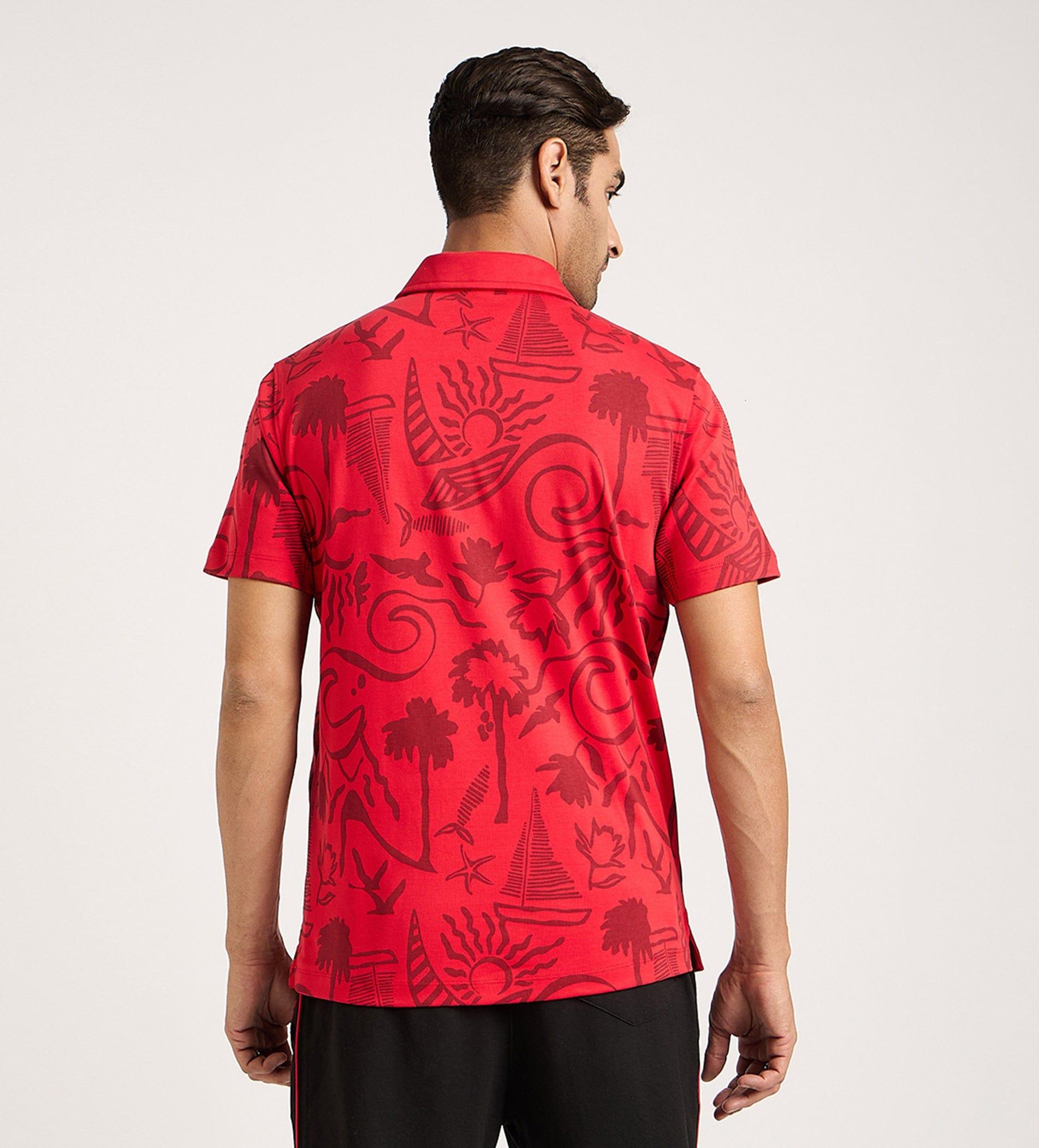 Shirts Shirts Red Summer Breeze Shirt For Men