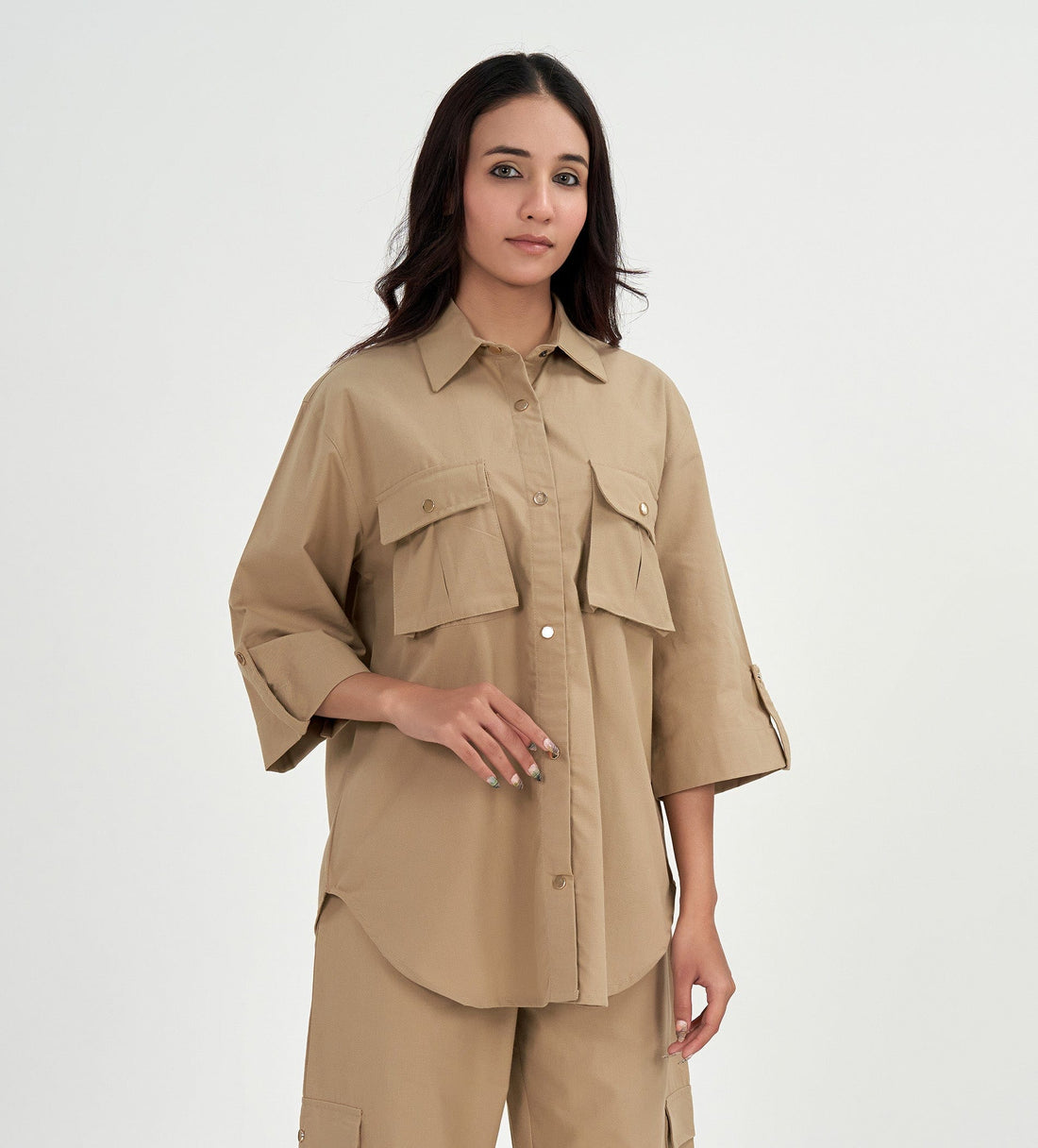 Shirts Shirts Trendy Tan Woven Shirt