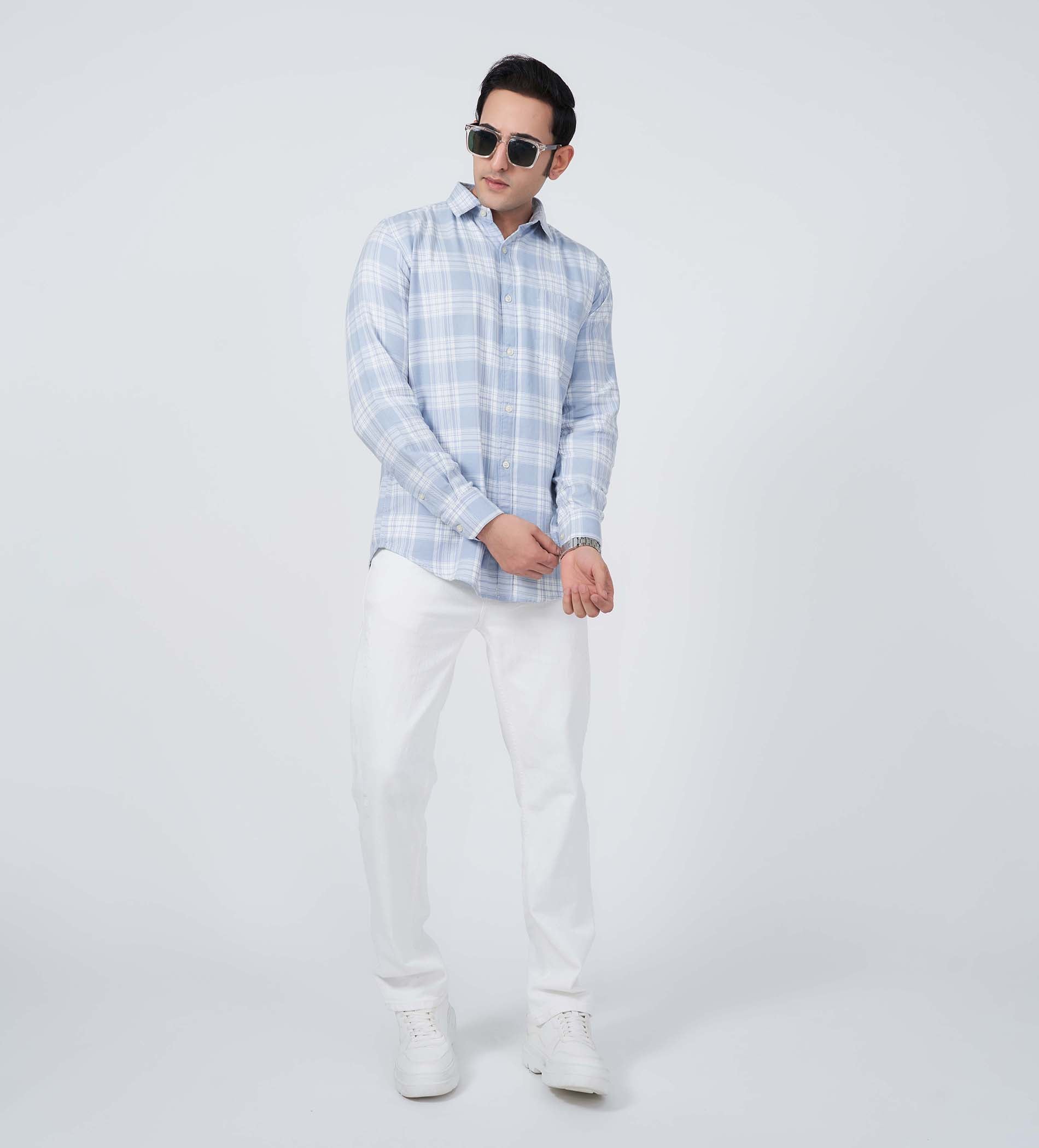 Shirts Woven Shirts Muted Echo Check Shirt
