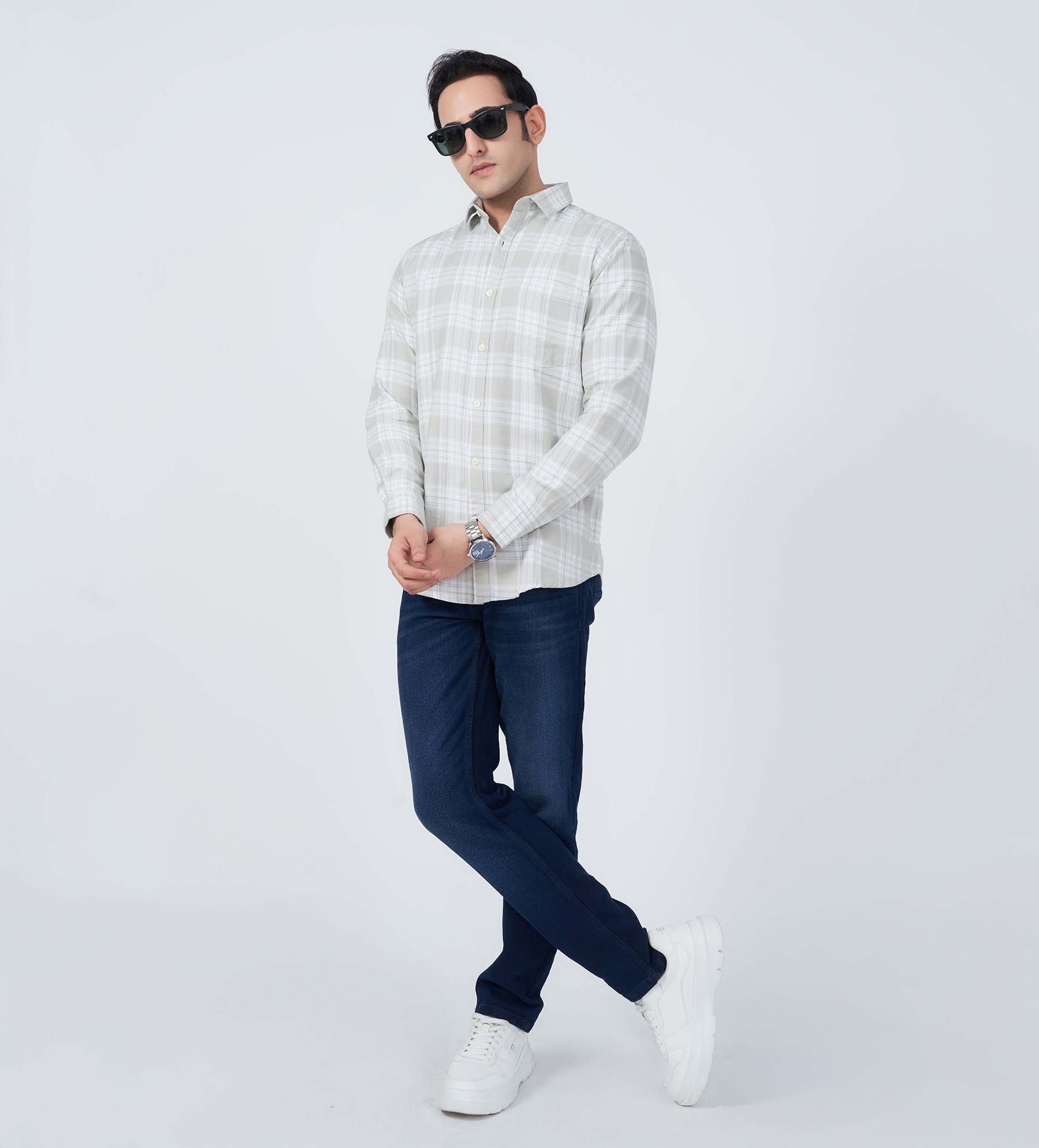 Shirts Woven Shirts Muted Echo Check Shirt