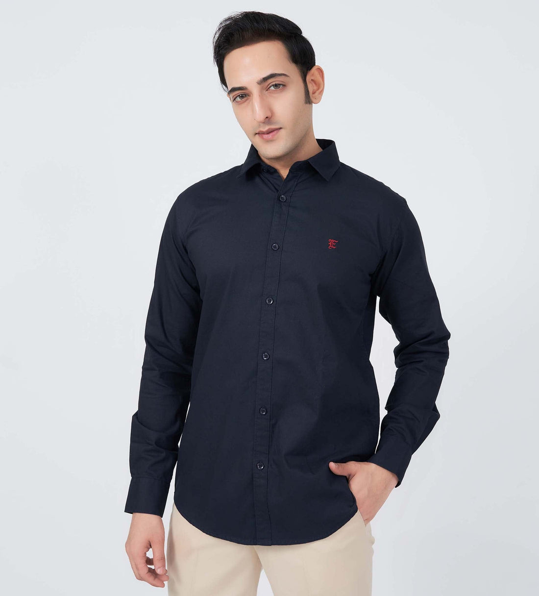Shirts Woven Shirts Navy Classic Comfort Oxford Shirt