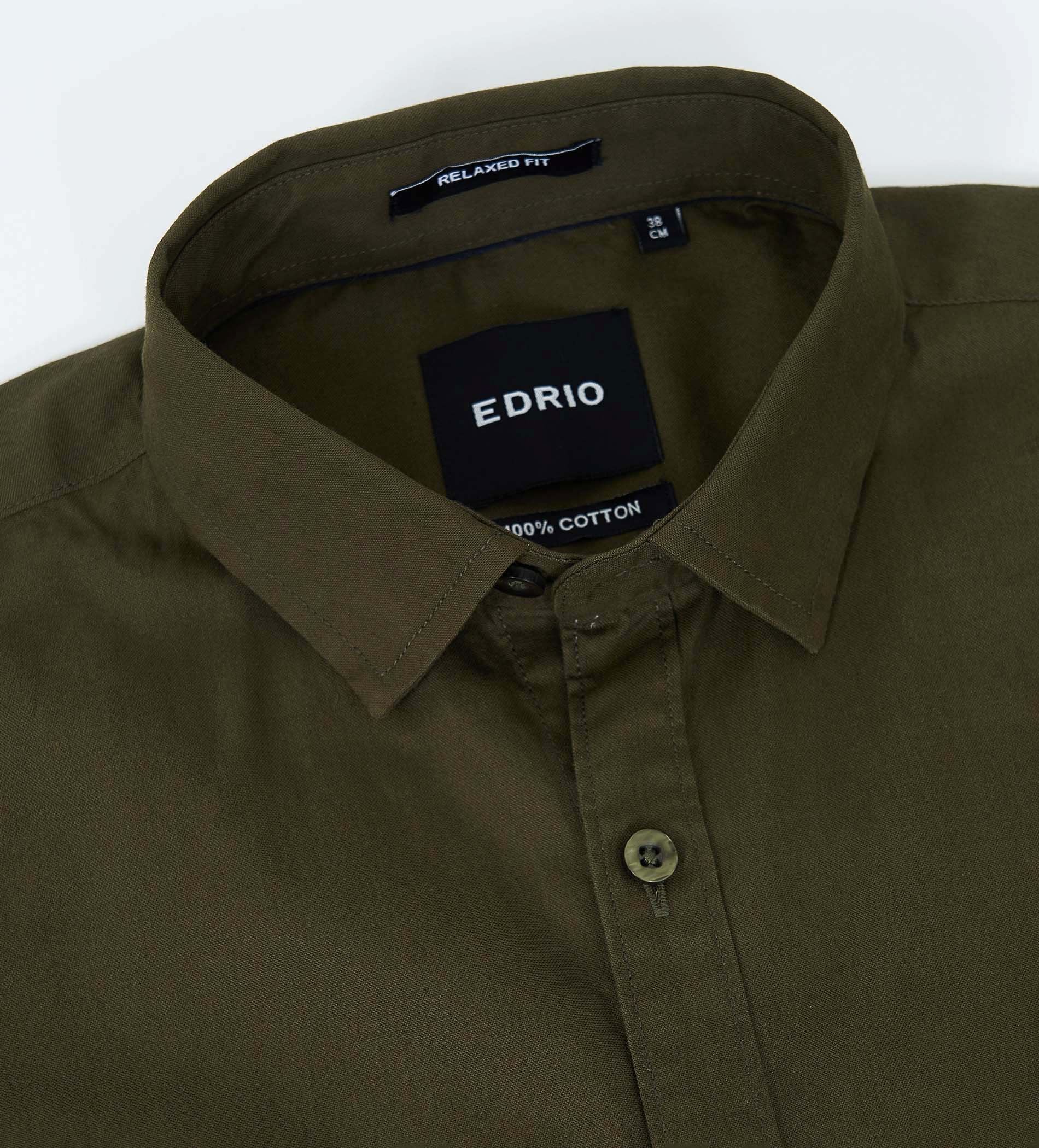 Shirts Woven Shirts Olive Classic Comfort Oxford Shirt