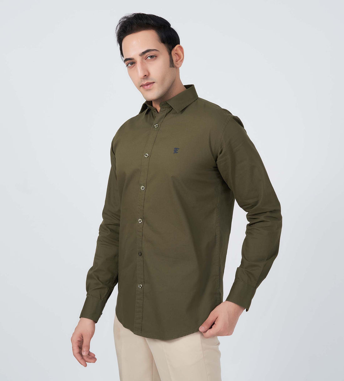 Shirts Woven Shirts Olive Classic Comfort Oxford Shirt