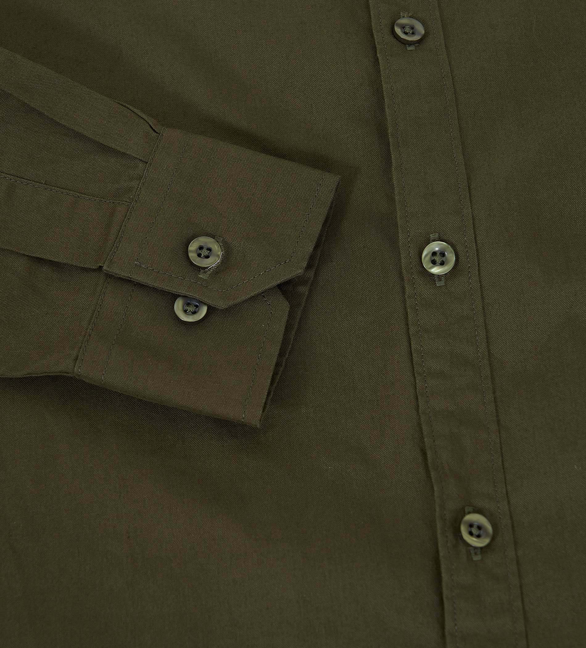 Shirts Woven Shirts Olive Classic Comfort Oxford Shirt