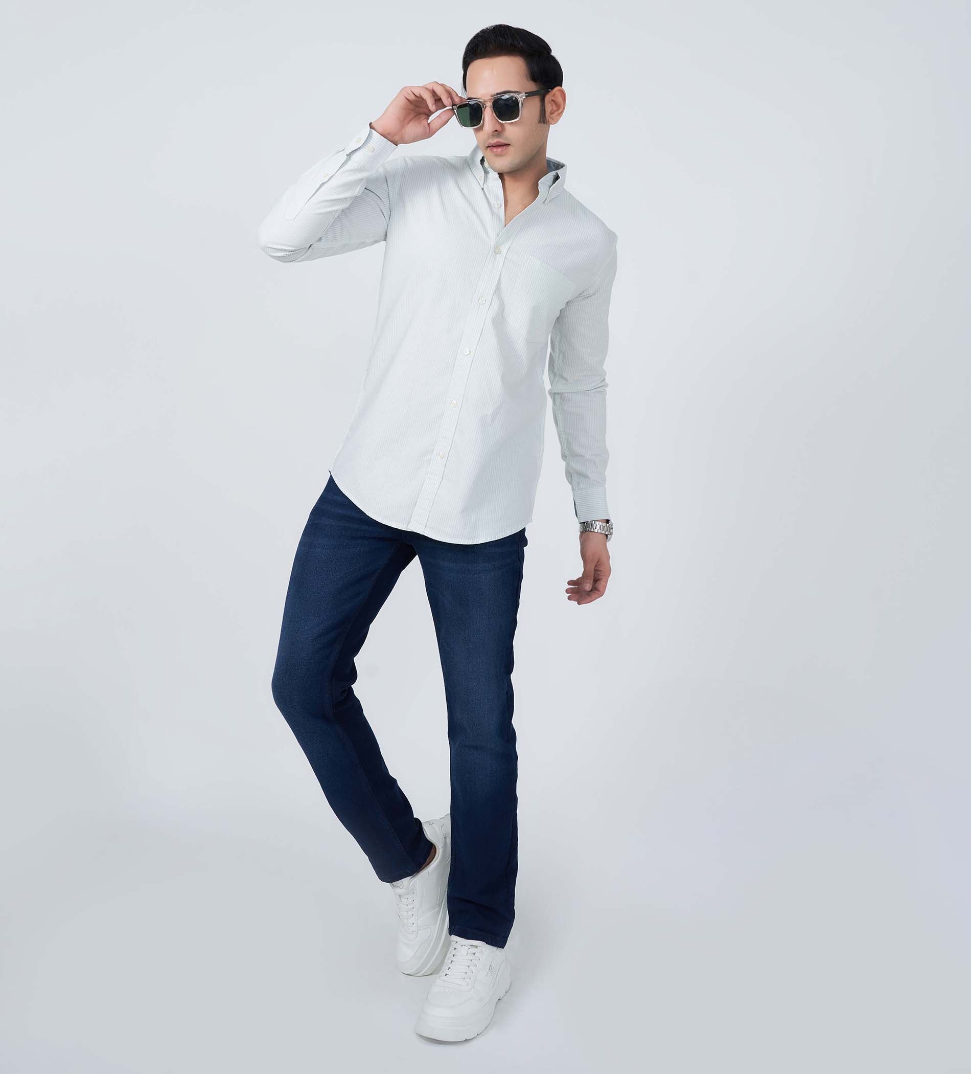 Shirts Woven Shirts Striped Scholar Oxford Shirt