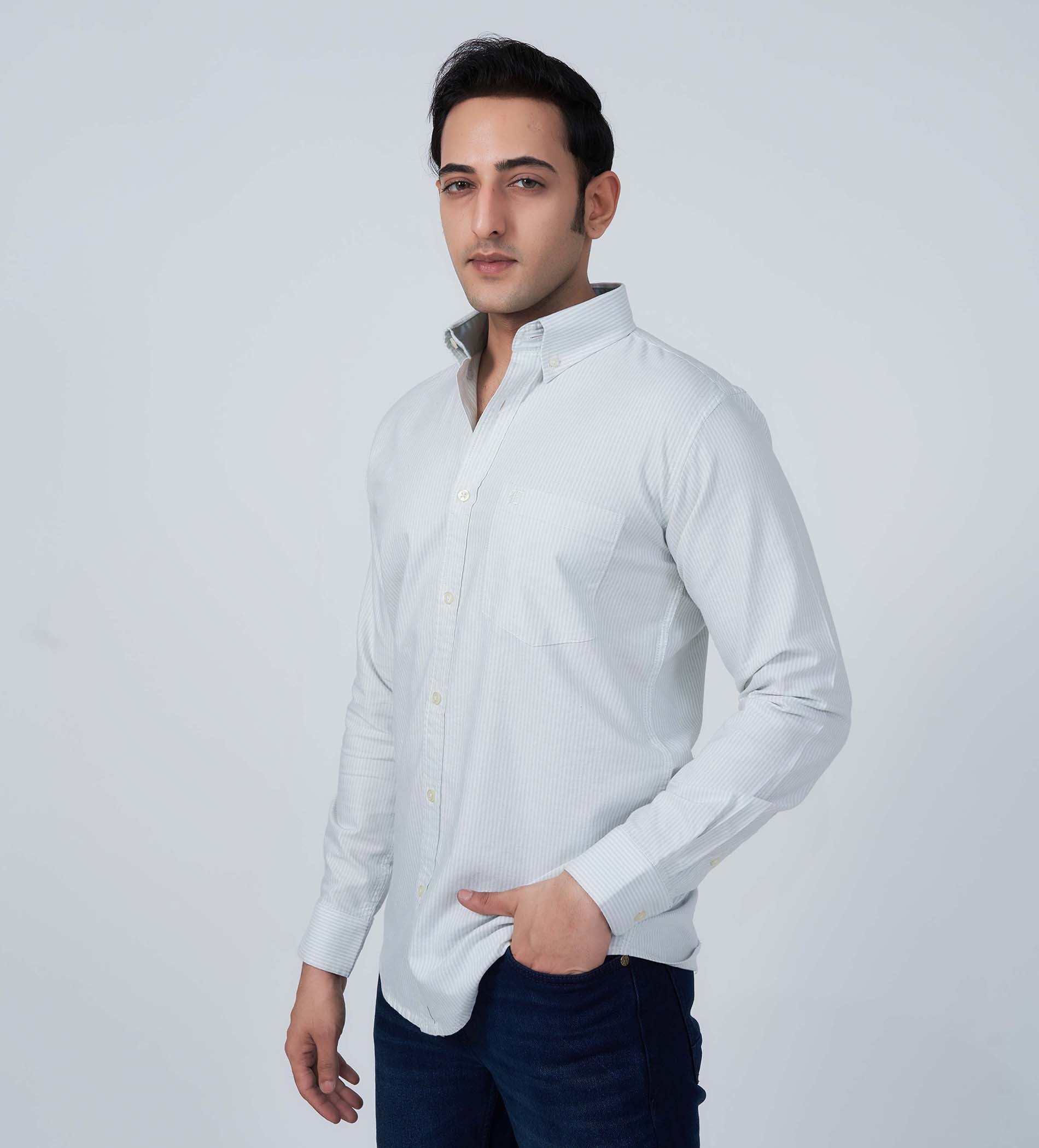 Shirts Woven Shirts Striped Scholar Oxford Shirt