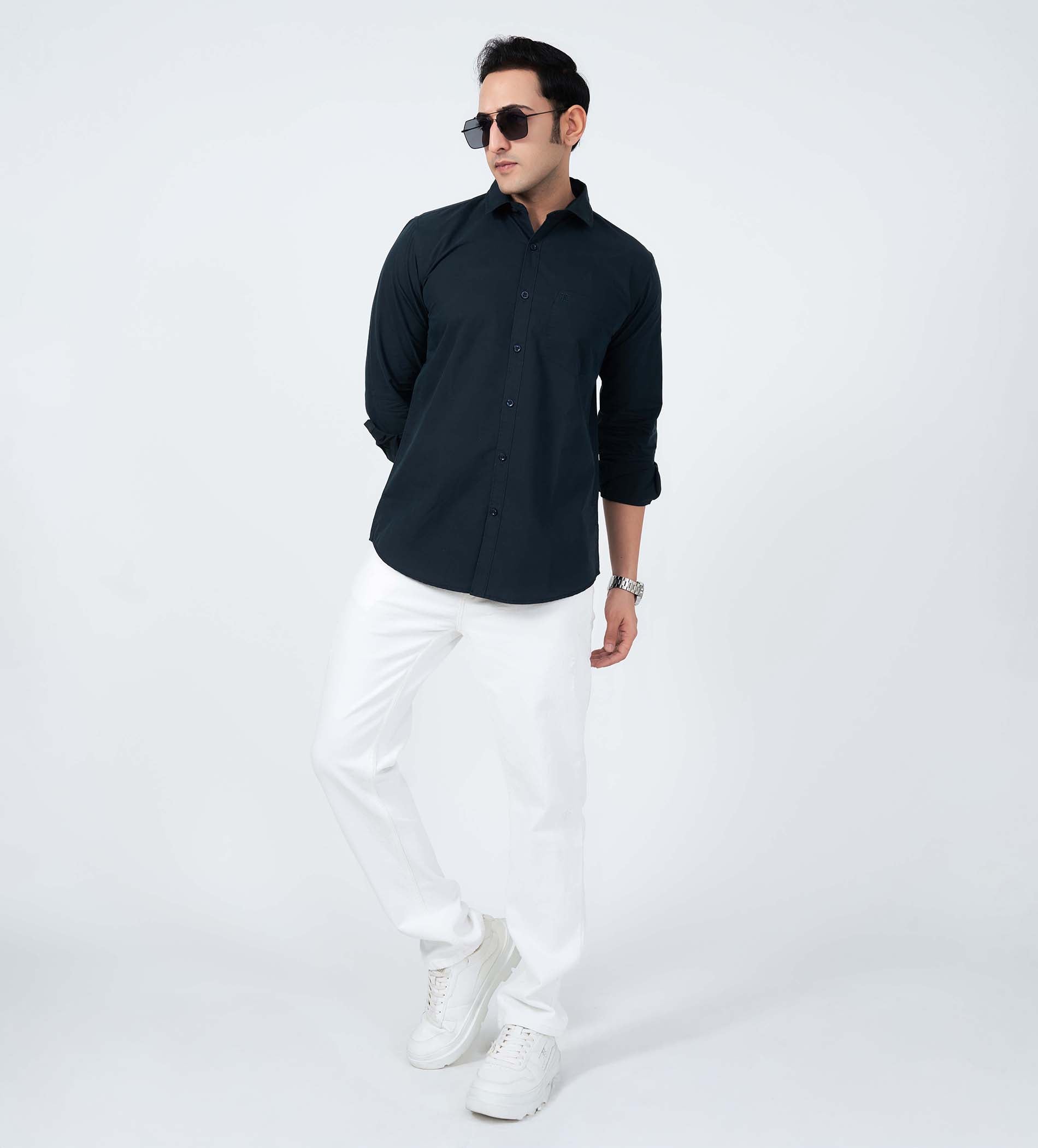 Shirts Woven Shirts Teal Luxe Poplin shirt