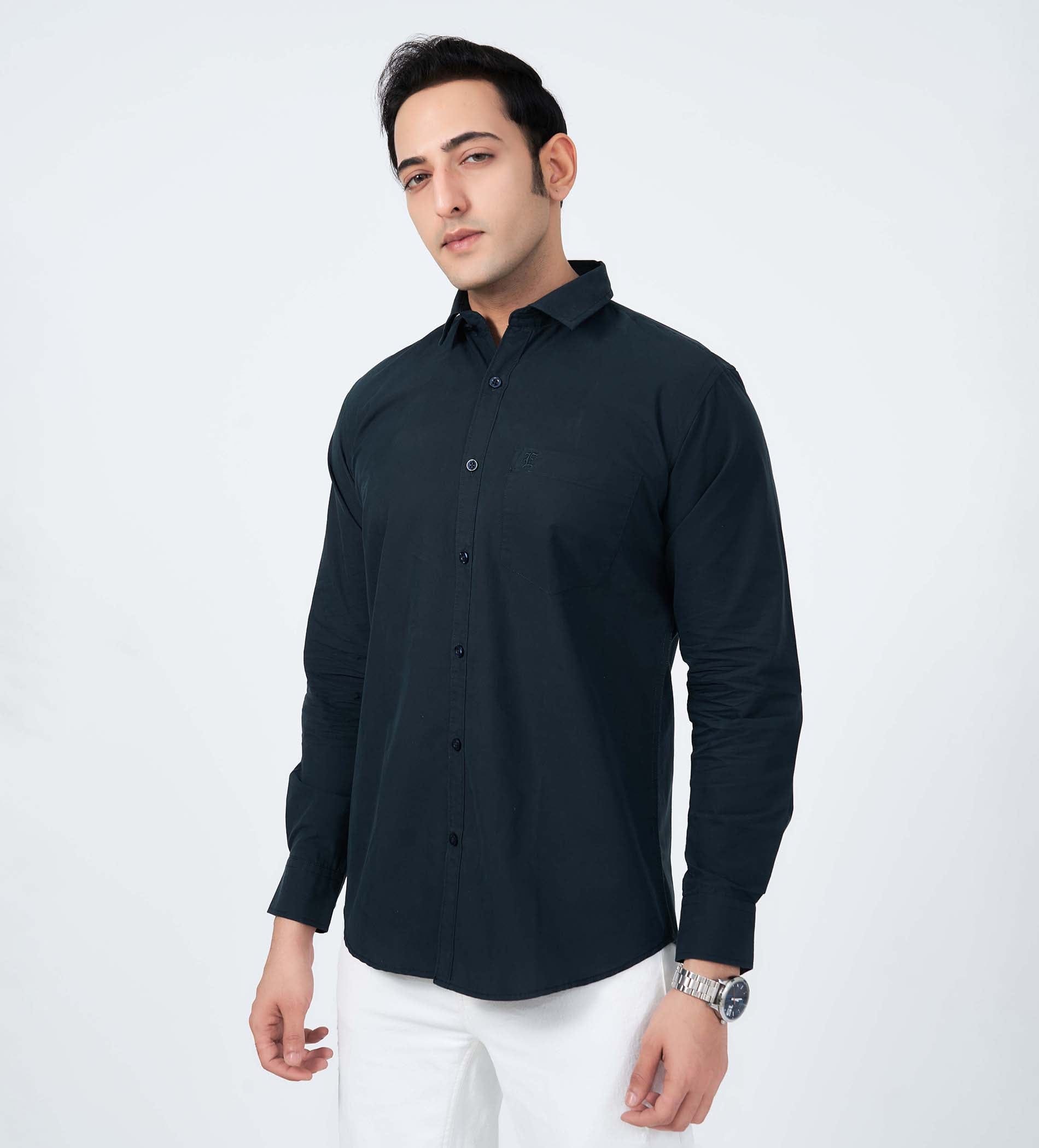 Shirts Woven Shirts Teal Luxe Poplin shirt