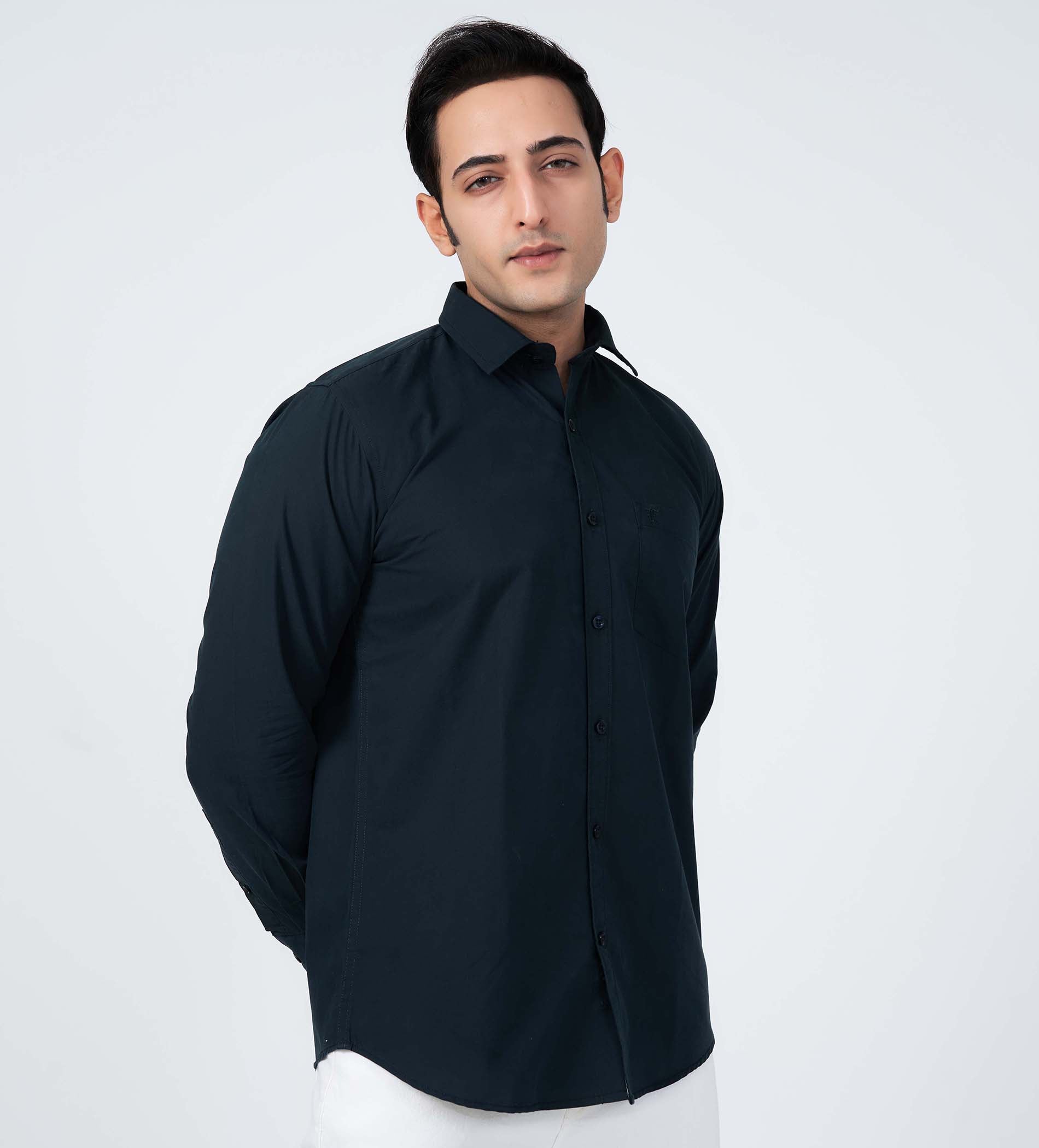 Shirts Woven Shirts Teal Luxe Poplin shirt