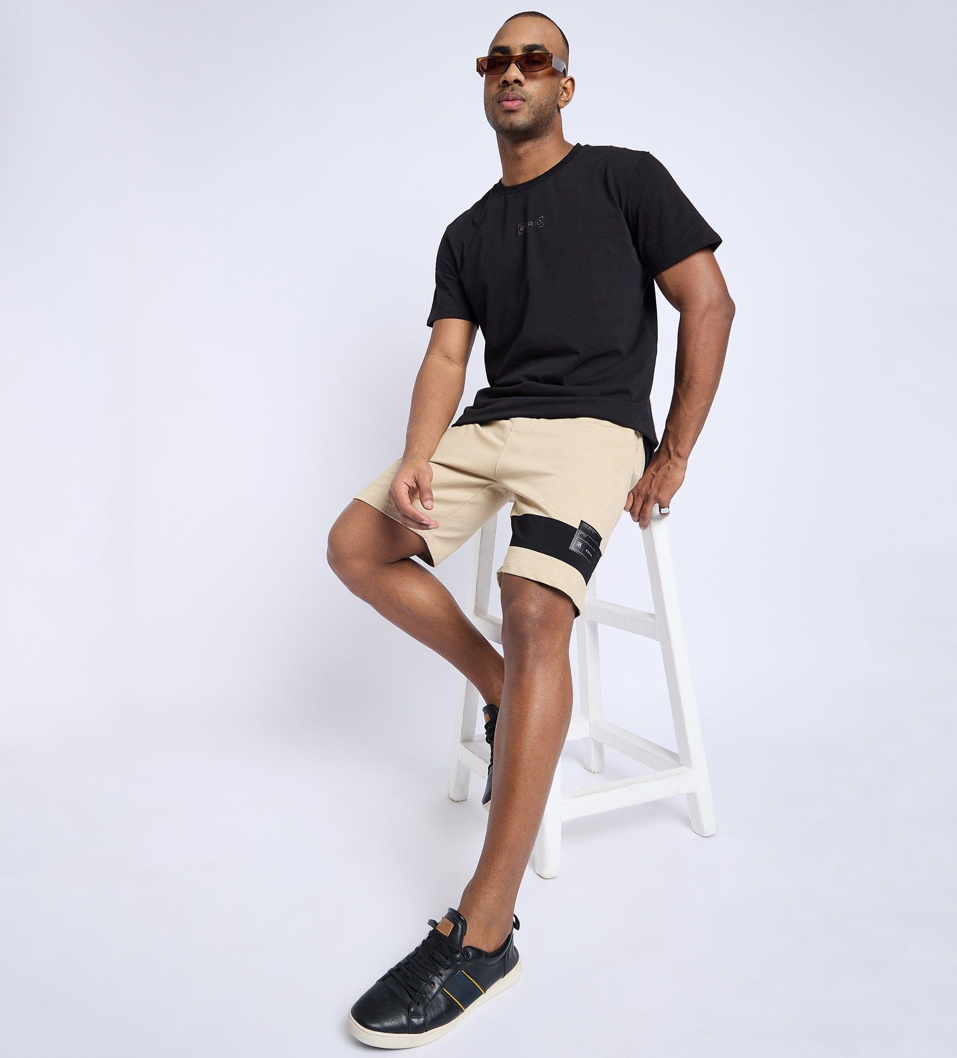 Shorts Shorts Bold Stripe Short With Patch Label