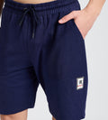 Shorts Shorts Navy Blue Textured pocket Shorts For Men