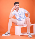 Shorts Shorts White Aquatic Elegance Shorts For Men