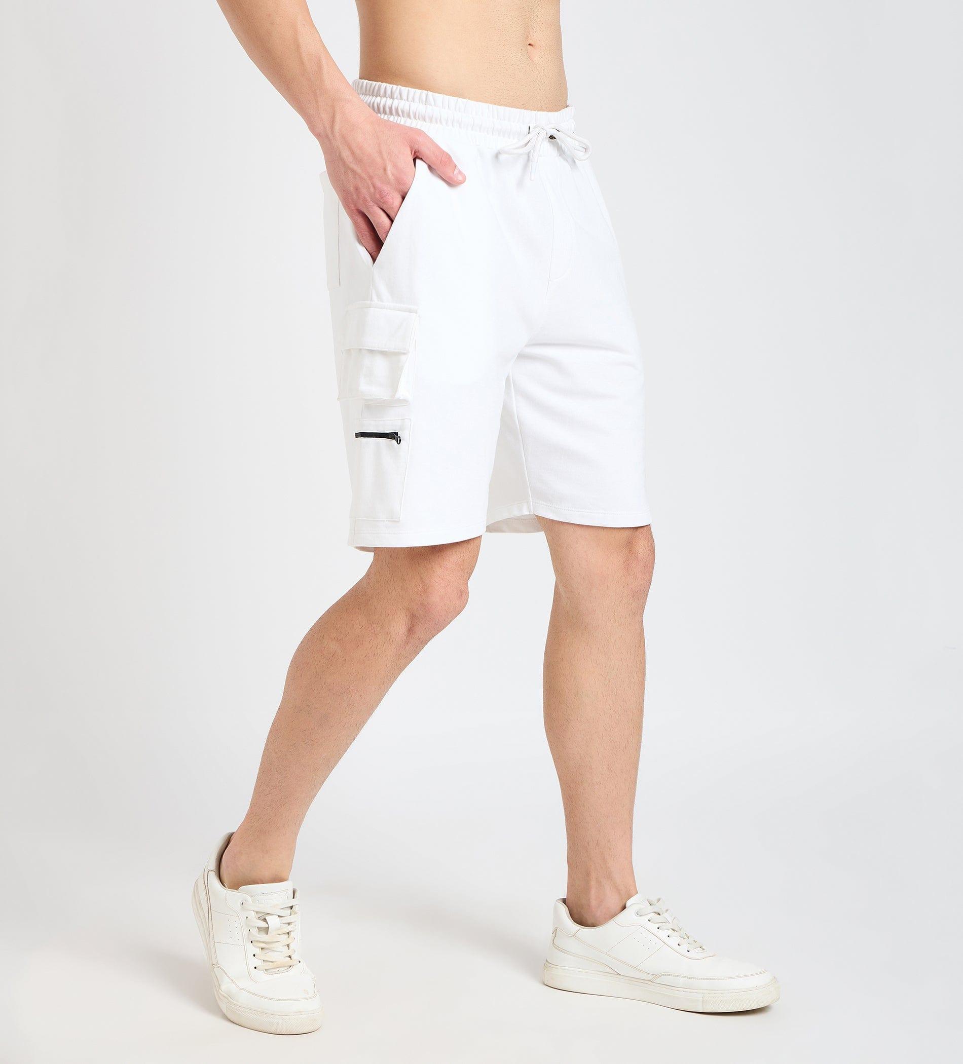 Shorts Shorts Zipper Highlighter Cargo Shorts