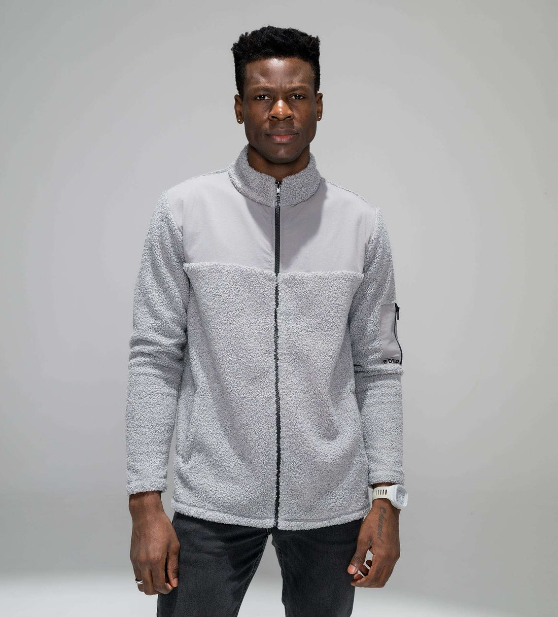Sweatshirts Hoodies & Sweatshirts Sherpa Shielded front zipper