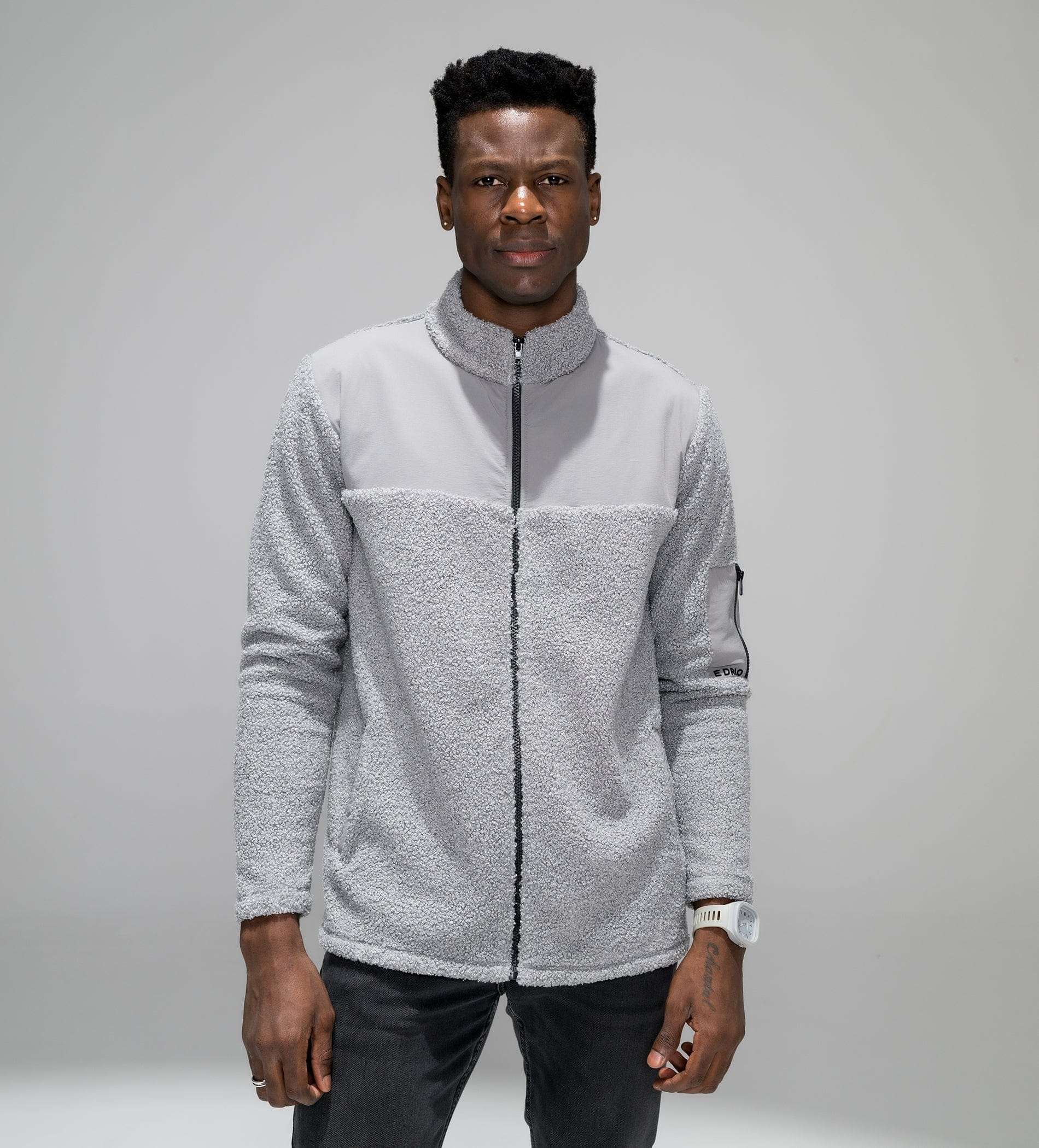 Sweatshirts Hoodies & Sweatshirts Sherpa Shielded front zipper