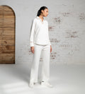 Sweatshirts POLO TOP Luxurious white Scuba Top