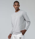 Sweatshirts Printed Sweatshirts Grey Statement Sweatshirt
