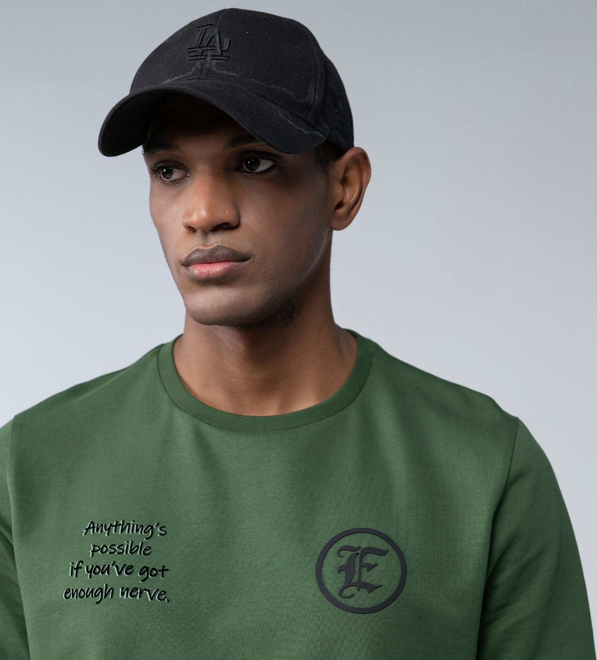 Sweatshirts Printed Sweatshirts Olive Sidekick Sweatshirt