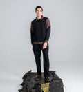 Sweatshirts Shacket Dual-Tone Zip Shacket
