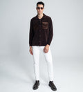 Sweatshirts Shacket Winter Warmth Dark Brown Shacket