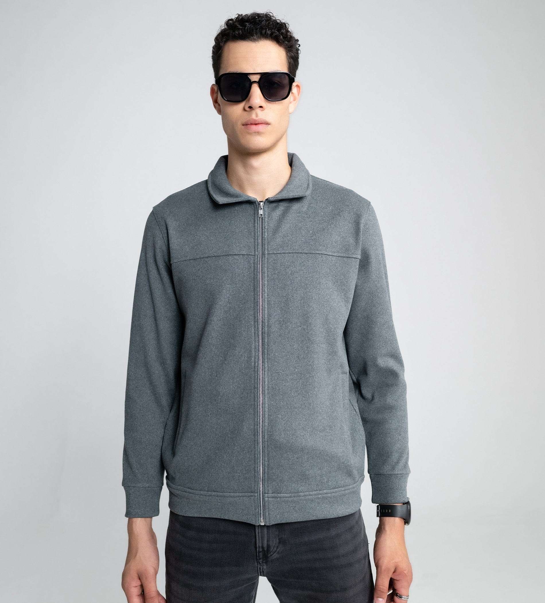 Sweatshirts Solid Sweatshirts Elite Edge Turkish velour Sweatshirt