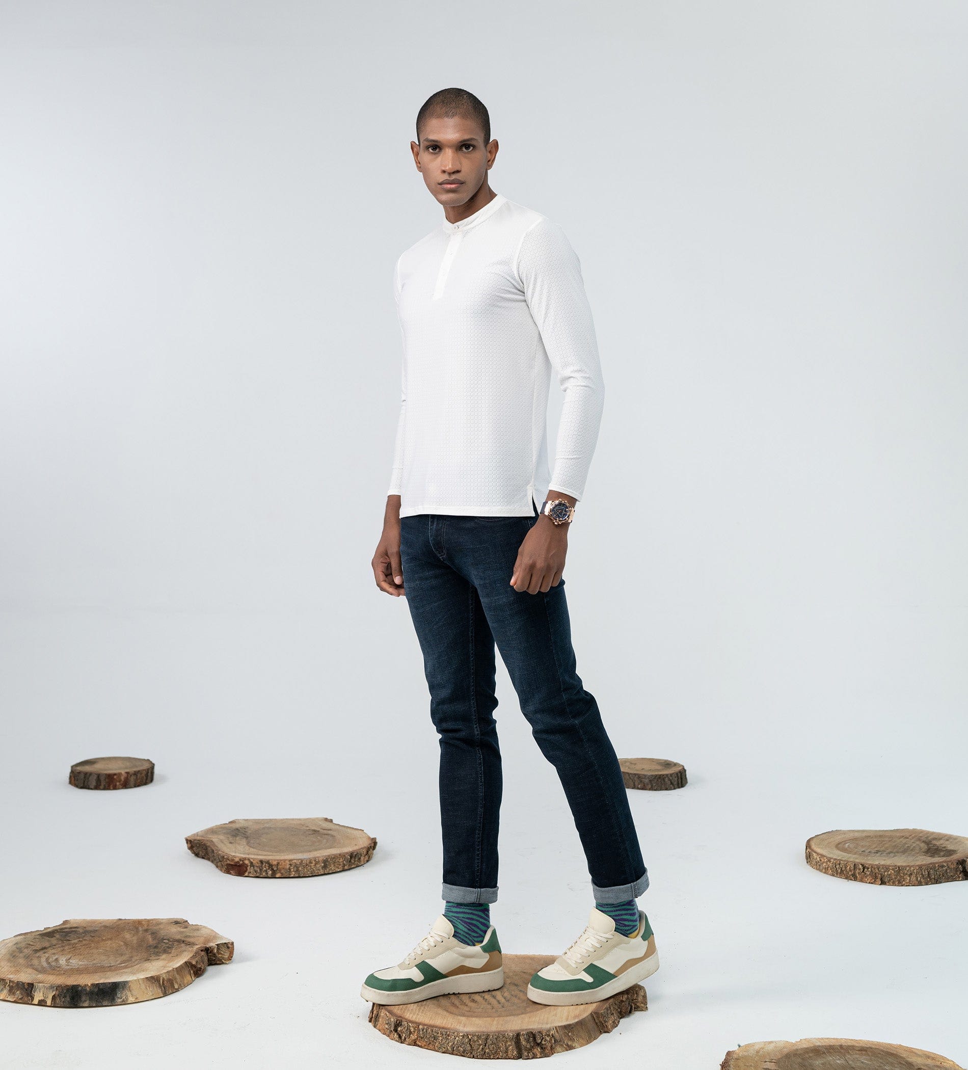 T-Shirts HENLEY T-SHIRT Signature Fit Henley T-shirt
