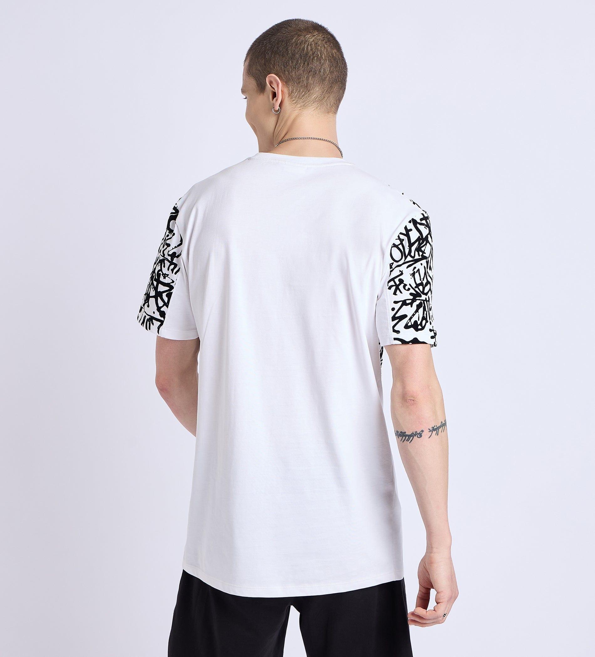 T-Shirts T-Shirt Abstract Velvet Print T-Shirt