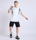 T-Shirts T-Shirt Abstract Velvet Print T-Shirt