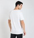 T-Shirts T-Shirt Achromatic Wolf Print T-Shirt