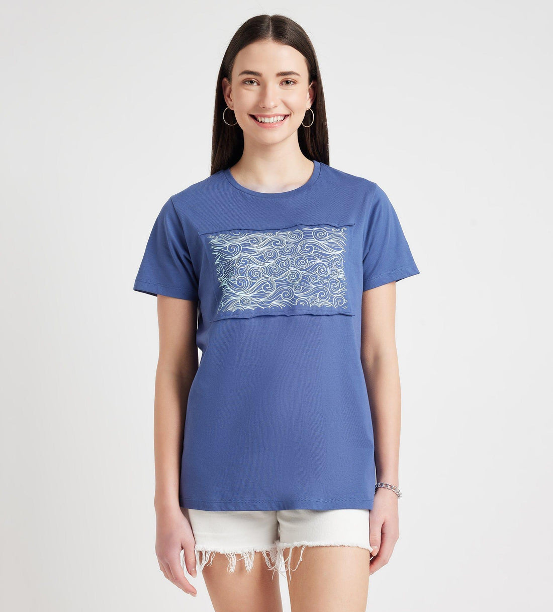 T-Shirts T-Shirt Bay Blue Monochrome Tee