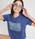 T-Shirts T-Shirt Bay Blue Monochrome Tee
