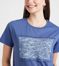 T-Shirts T-Shirt Bay Blue Monochrome Tee