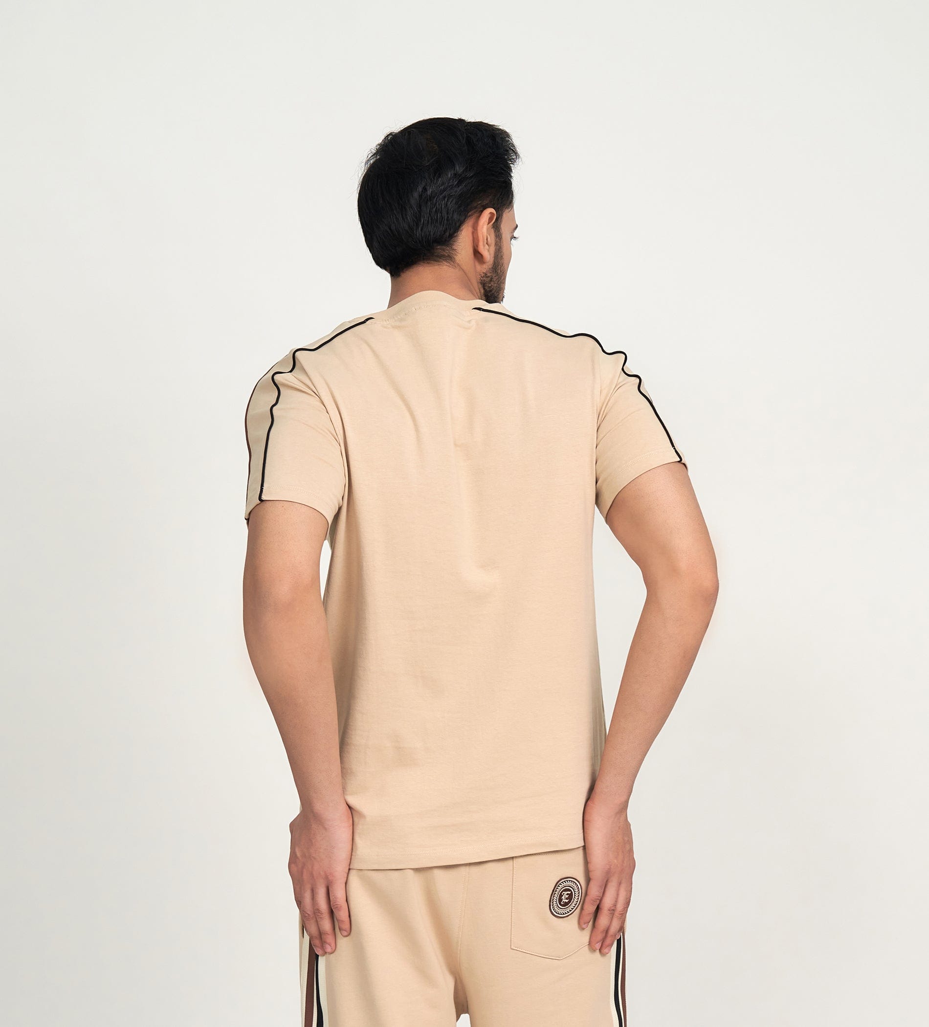 T-Shirts T-Shirt Beige E-Statement T-shirt