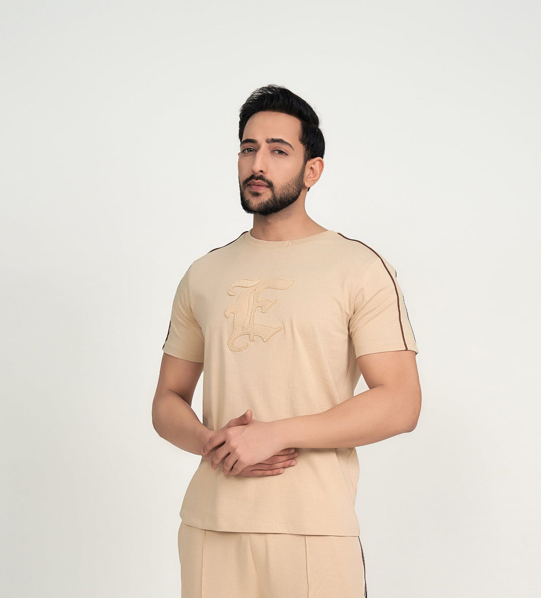 T-Shirts T-Shirt Beige E-Statement T-shirt
