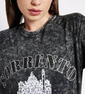 T-shirts T-Shirt Black Multicolor Tie & Dye Sorrento Oversized T-Shirt for Women
