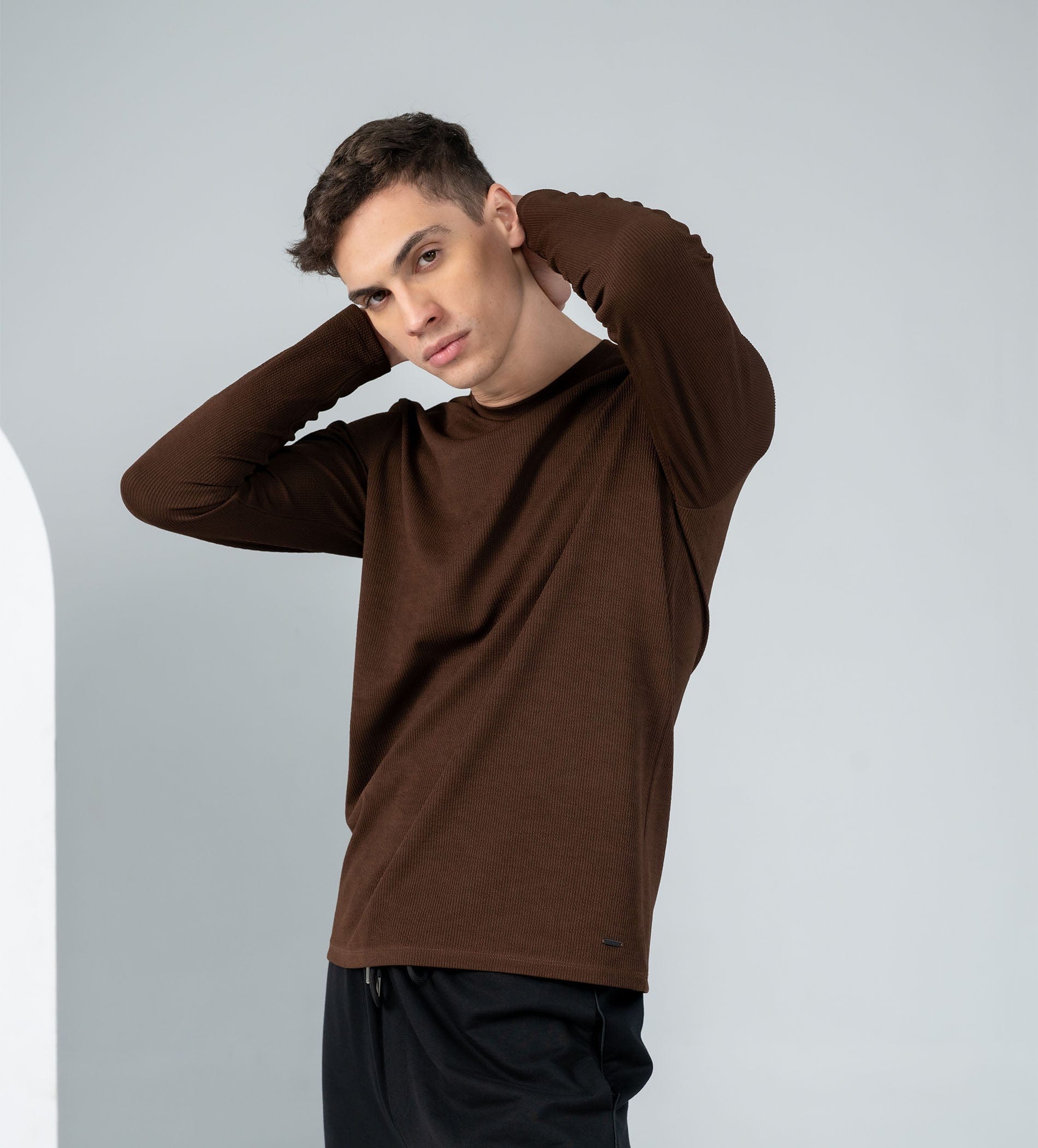 T-Shirts T-Shirt Classic Textured Slim Fit T-shirt