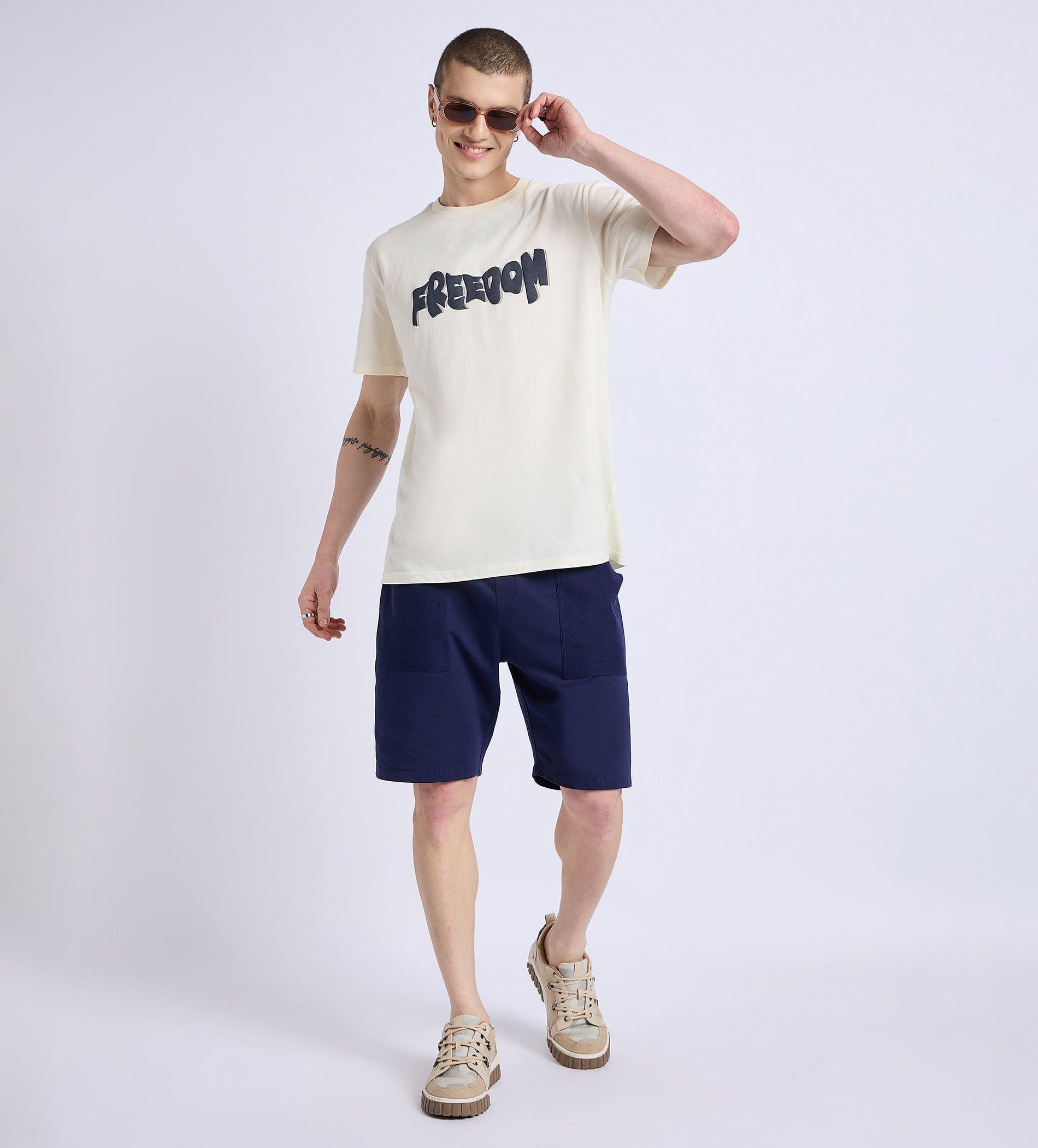 T-Shirts T-Shirt Cream Soaring Freedom T-shirt For Men