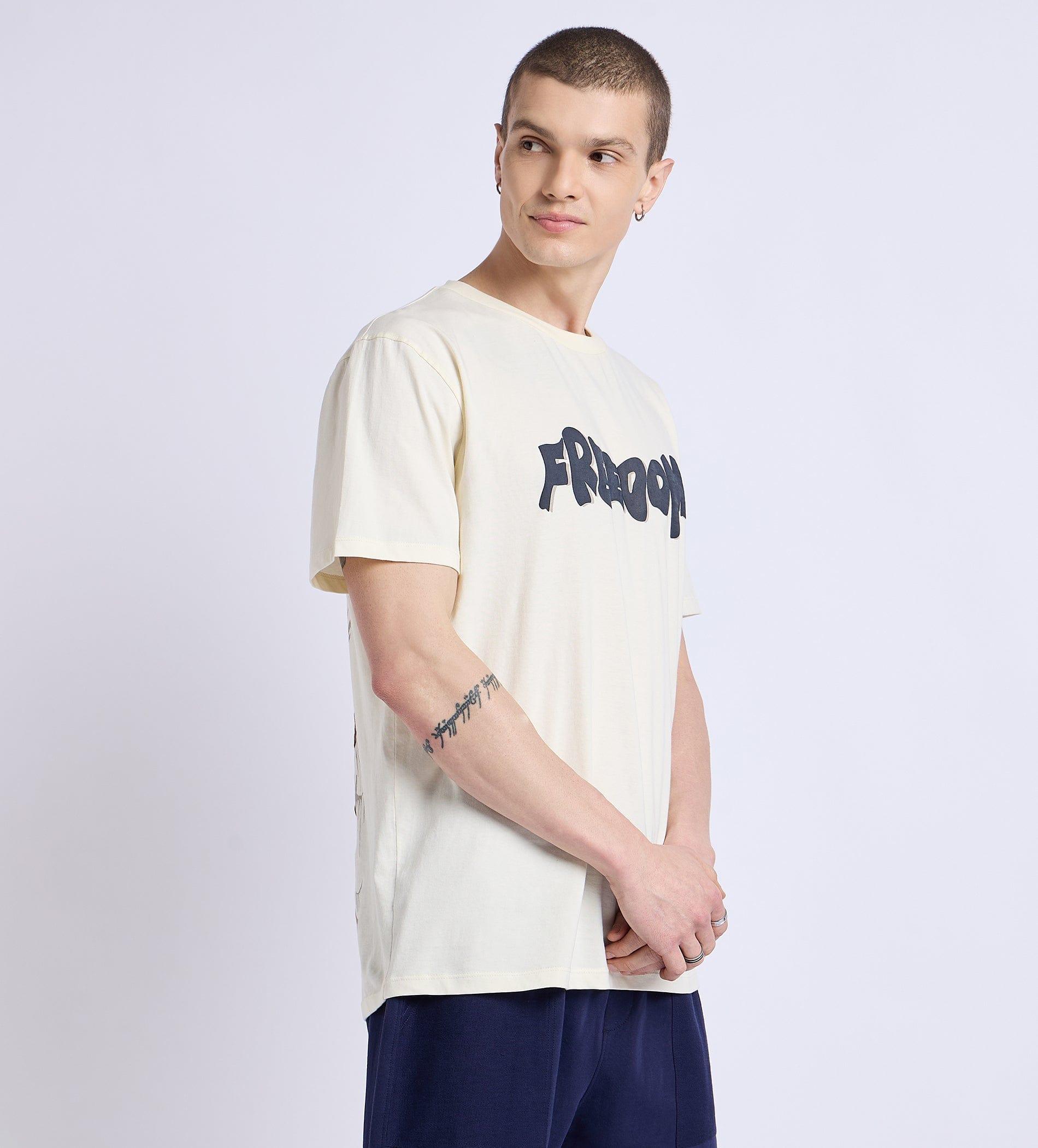 T-Shirts T-Shirt Cream Soaring Freedom T-shirt For Men