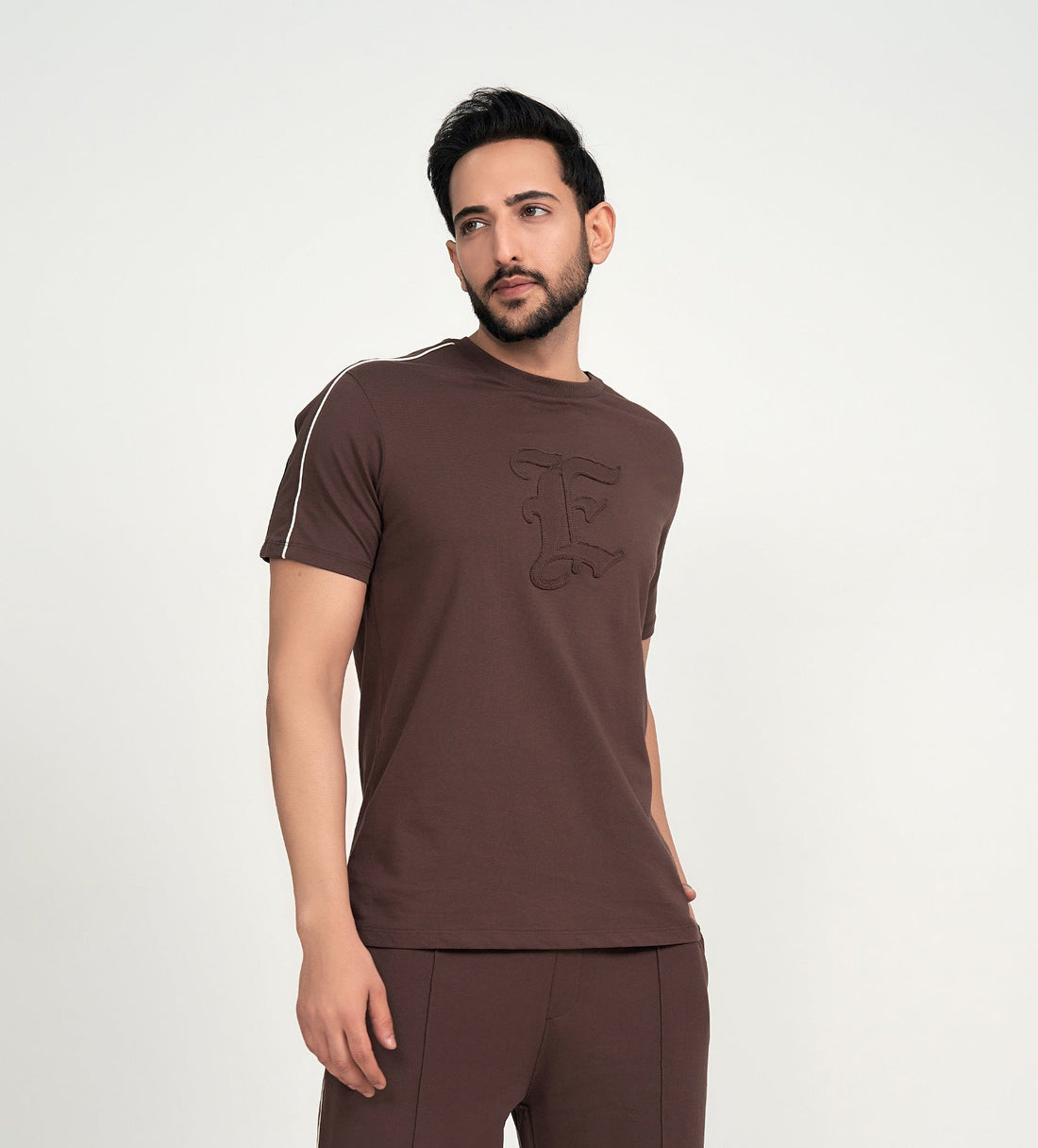 T-Shirts T-Shirt Dark Brown E-Statement T-shirt