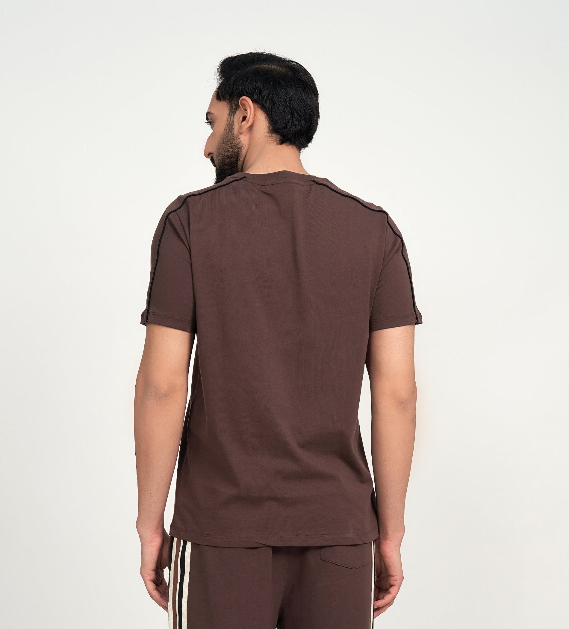 T-Shirts T-Shirt Dark Brown E-Statement T-shirt