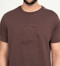 T-Shirts T-Shirt Dark Brown E-Statement T-shirt
