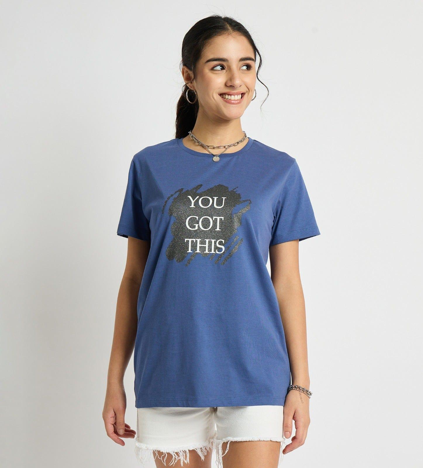 T-Shirts T-Shirt Doodle Bling Statement Tee