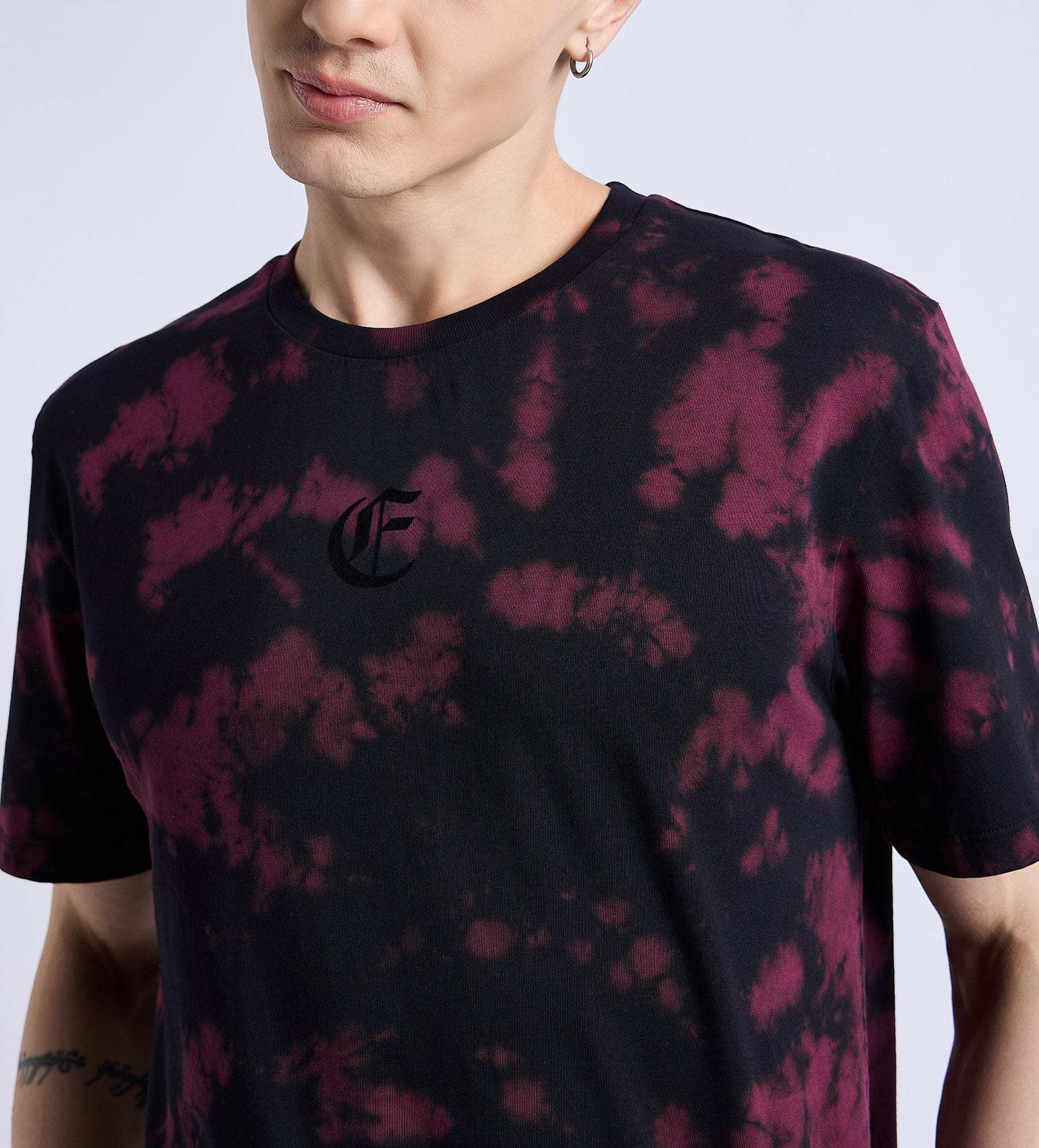 T-Shirts T-Shirt E Logo Burst Tie Dye T-Shirt