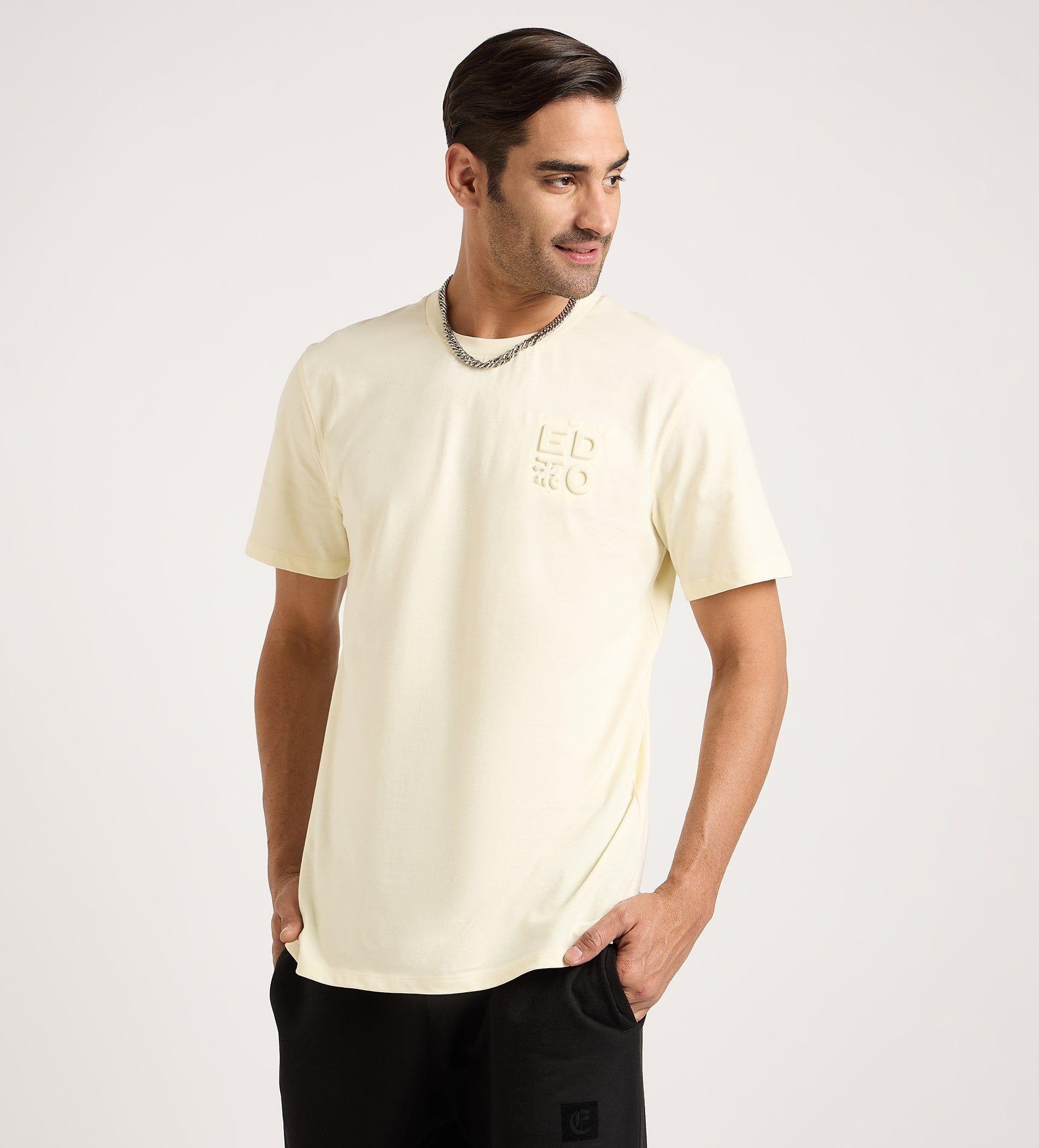 T-Shirts T-Shirt Embossed Logo With Silicon Print T-Shirt
