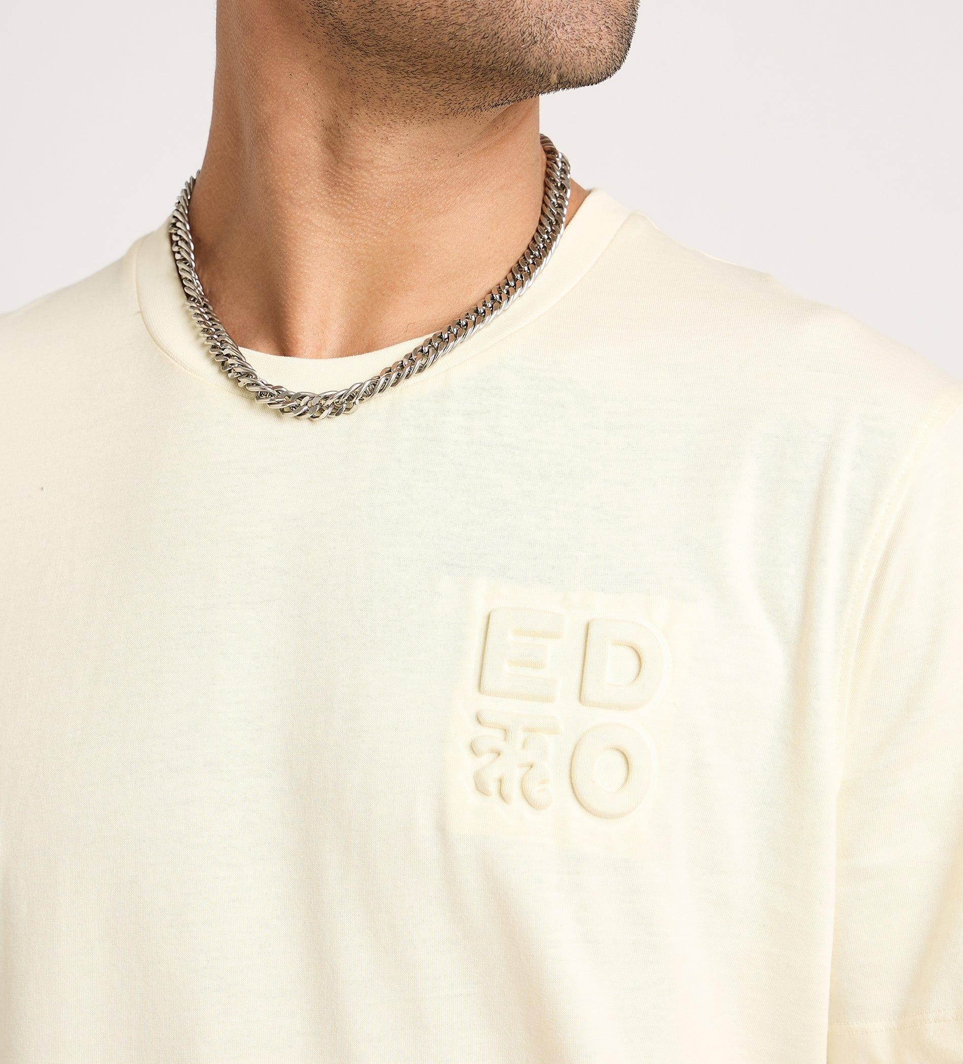 T-Shirts T-Shirt Embossed Logo With Silicon Print T-Shirt