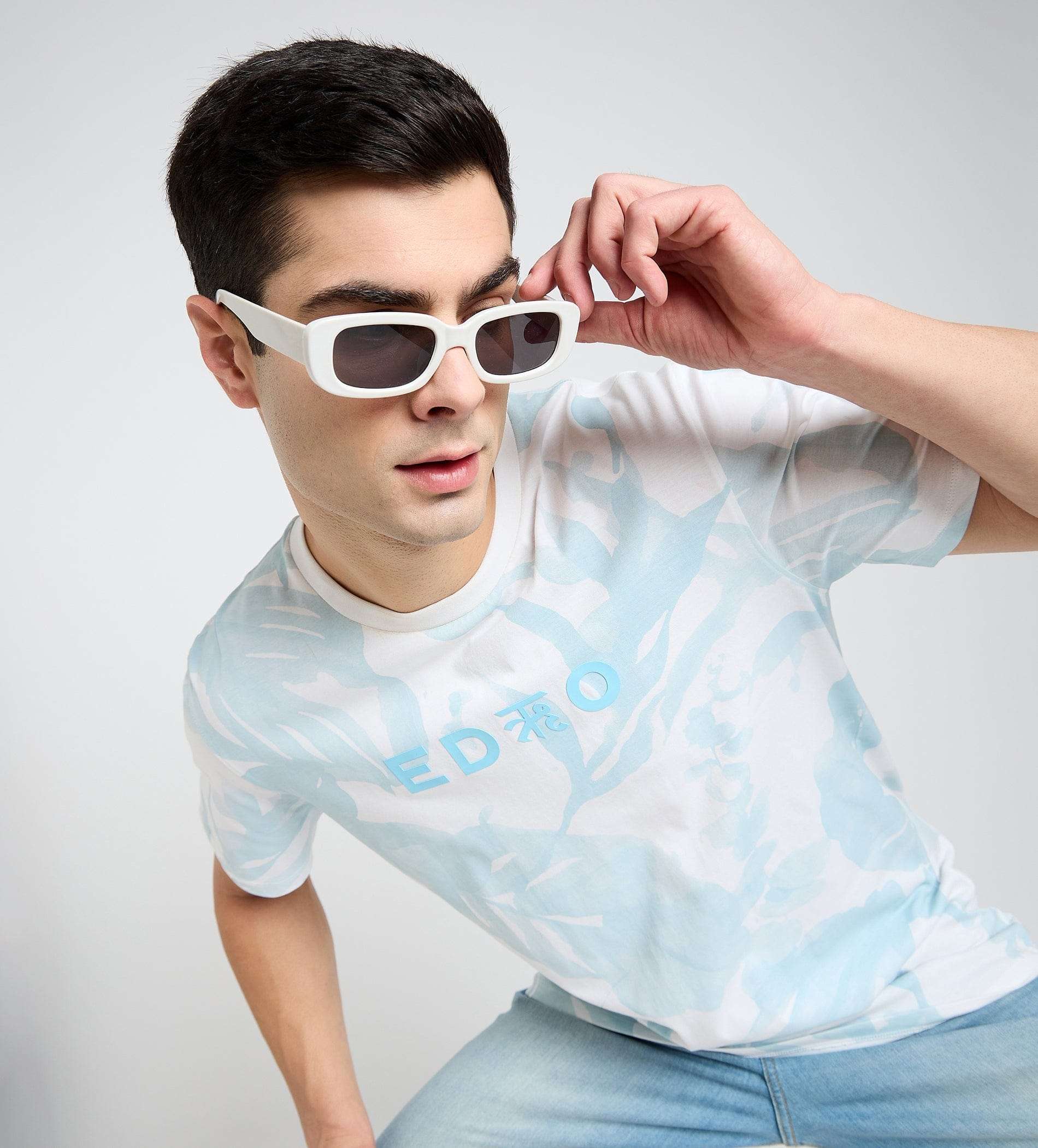 T-Shirts T-Shirt Faded Flora Print T-Shirt